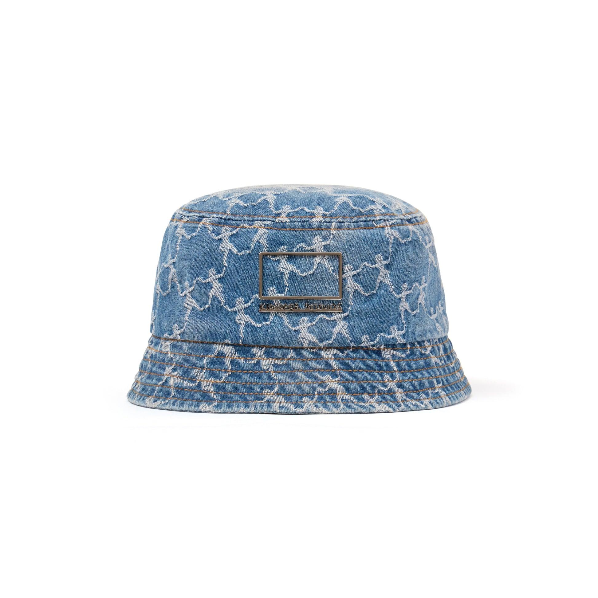 Dancing Ladies Jacquard Denim Bucket Hat by KIDSUPER STUDIOS