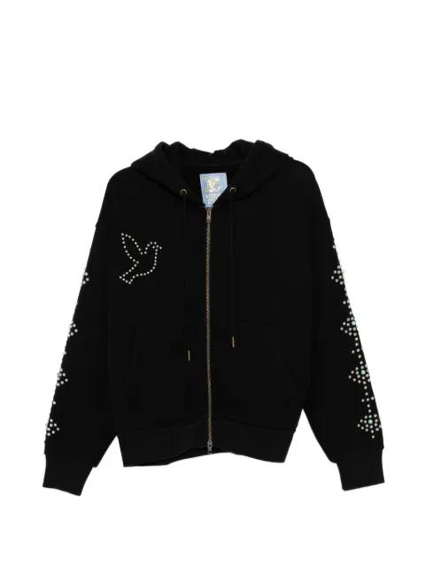 Dove & Eye stud-embellished hoodie by KIDSUPER STUDIOS