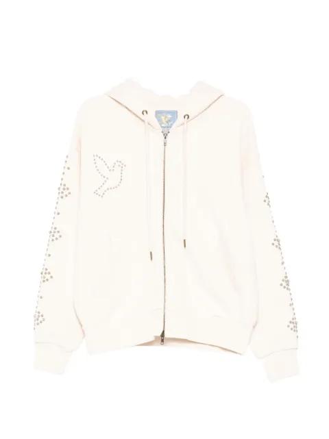 Dove & Eye stud-embellished hoodie by KIDSUPER STUDIOS