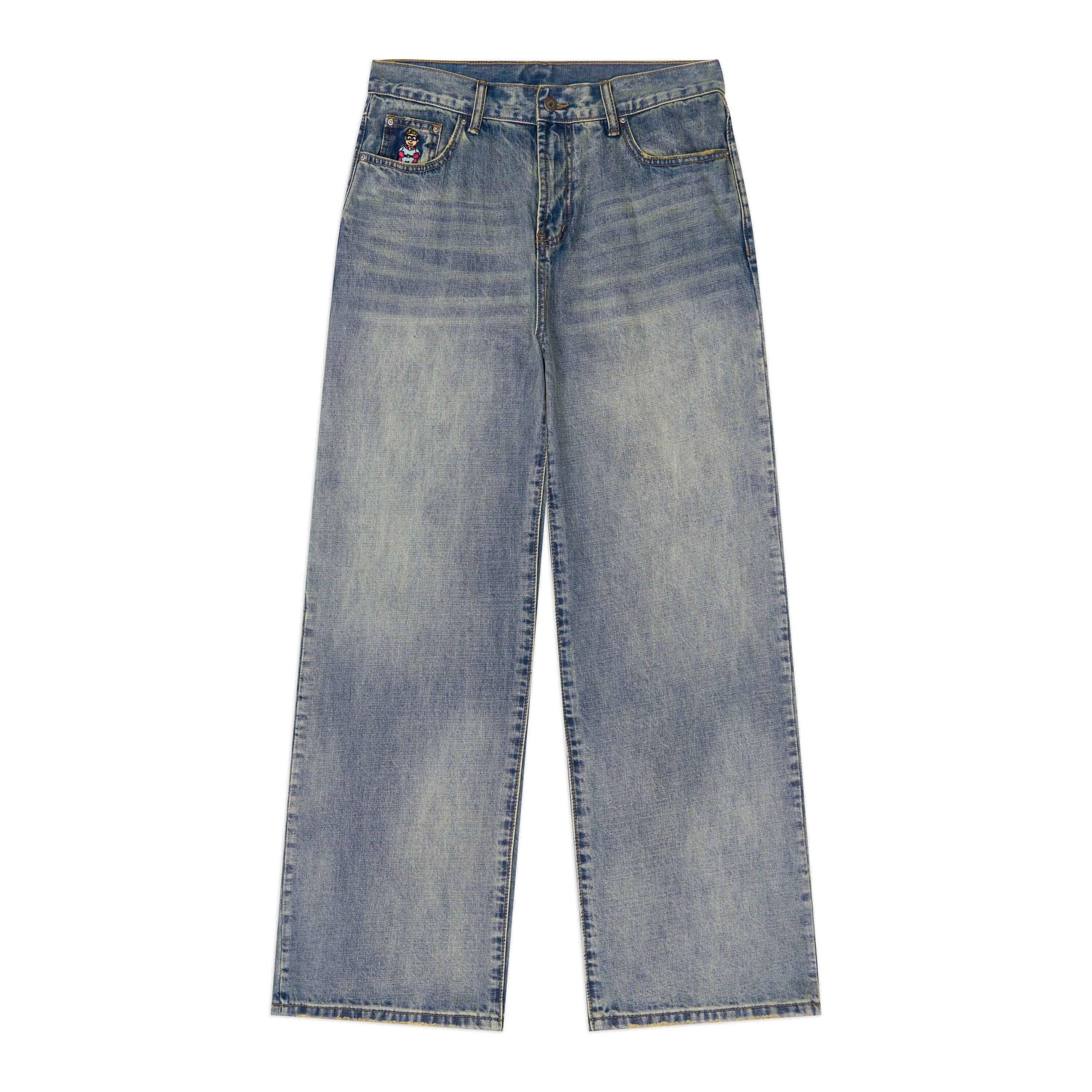 Doves Denim Jeans [Mud Wash] by KIDSUPER STUDIOS