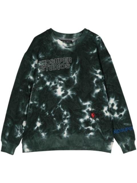 Dyed Super embroidered sweatshirt by KIDSUPER STUDIOS