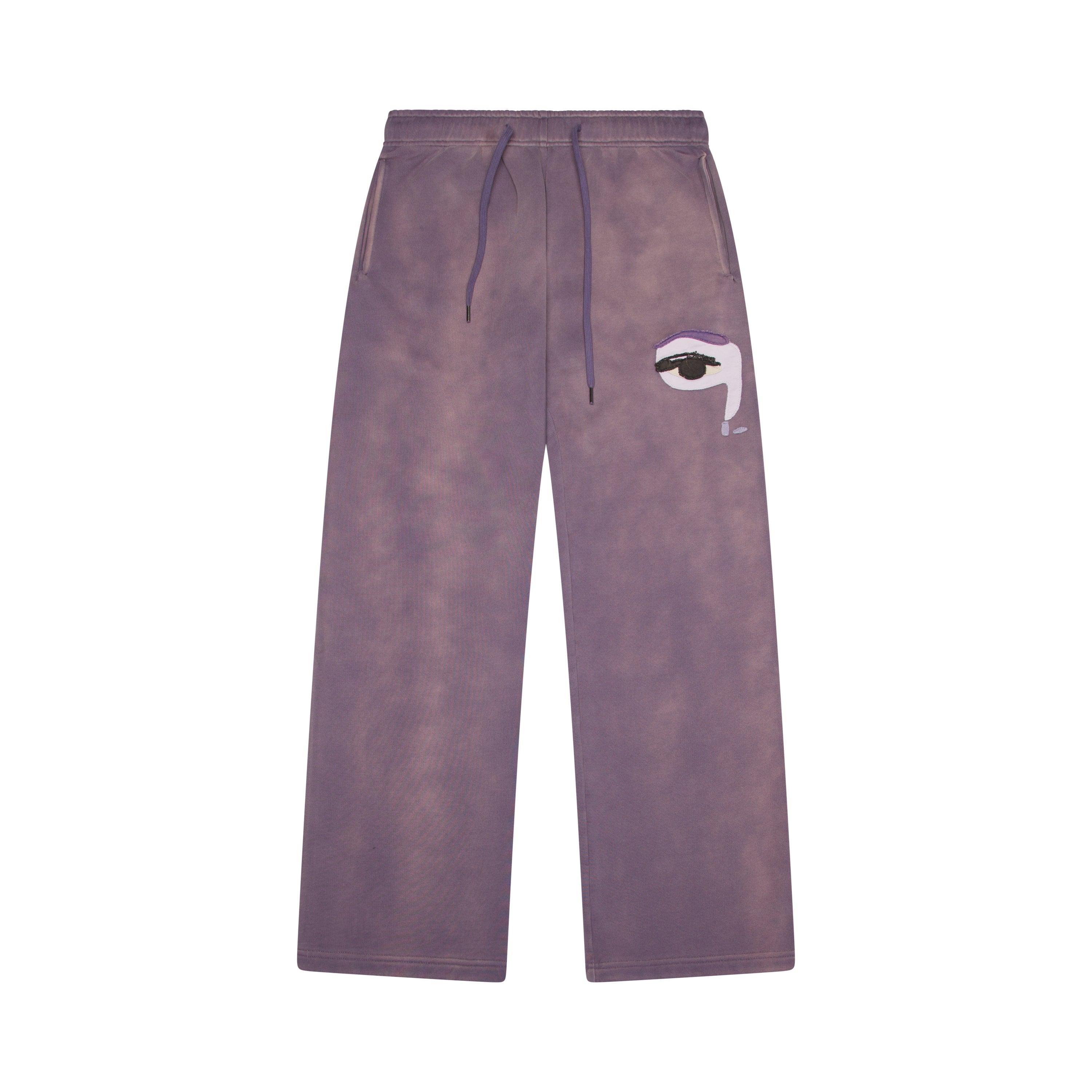 Face Sweatpants [Plum] by KIDSUPER STUDIOS