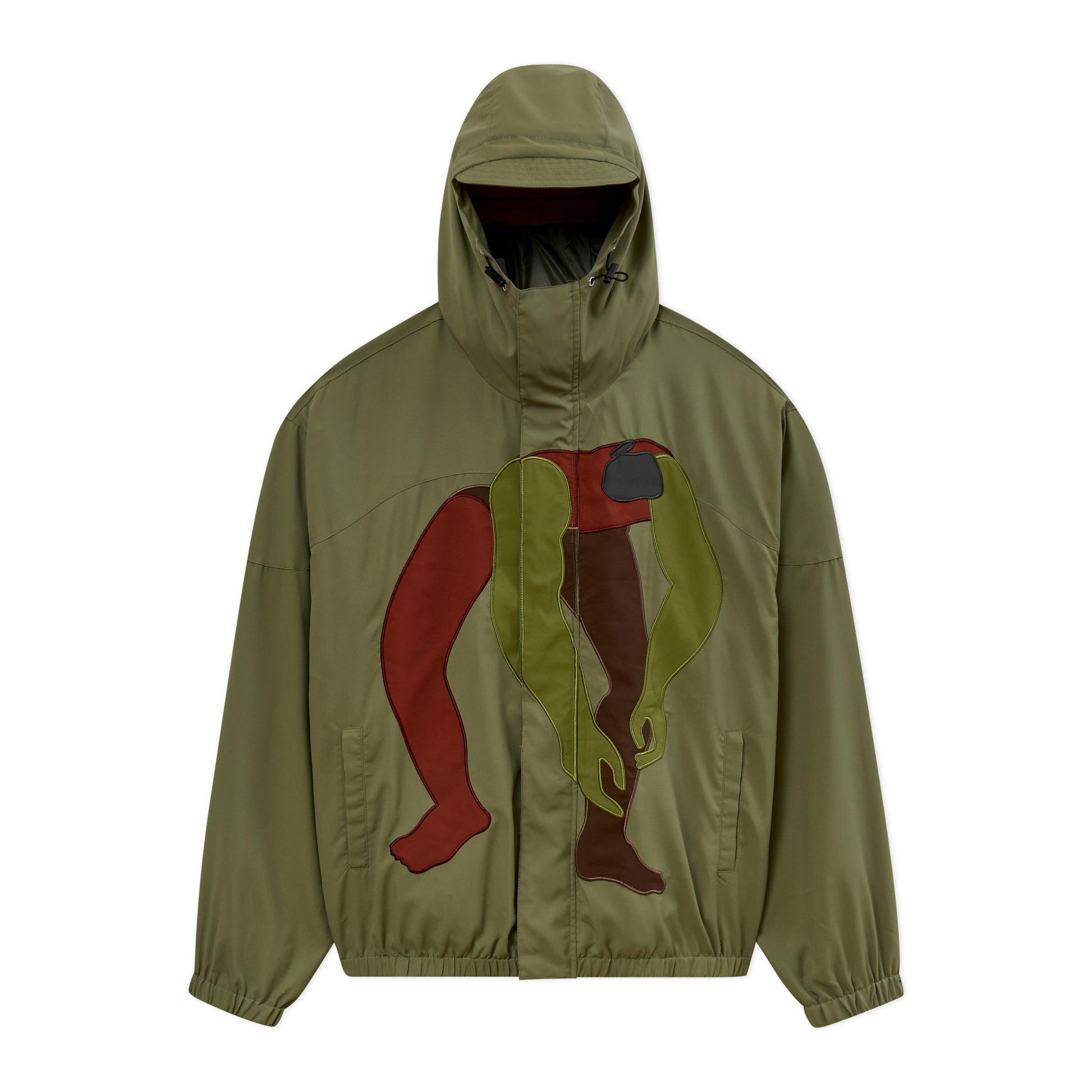 Falling Guy Insulated Windbreaker [Green] by KIDSUPER STUDIOS