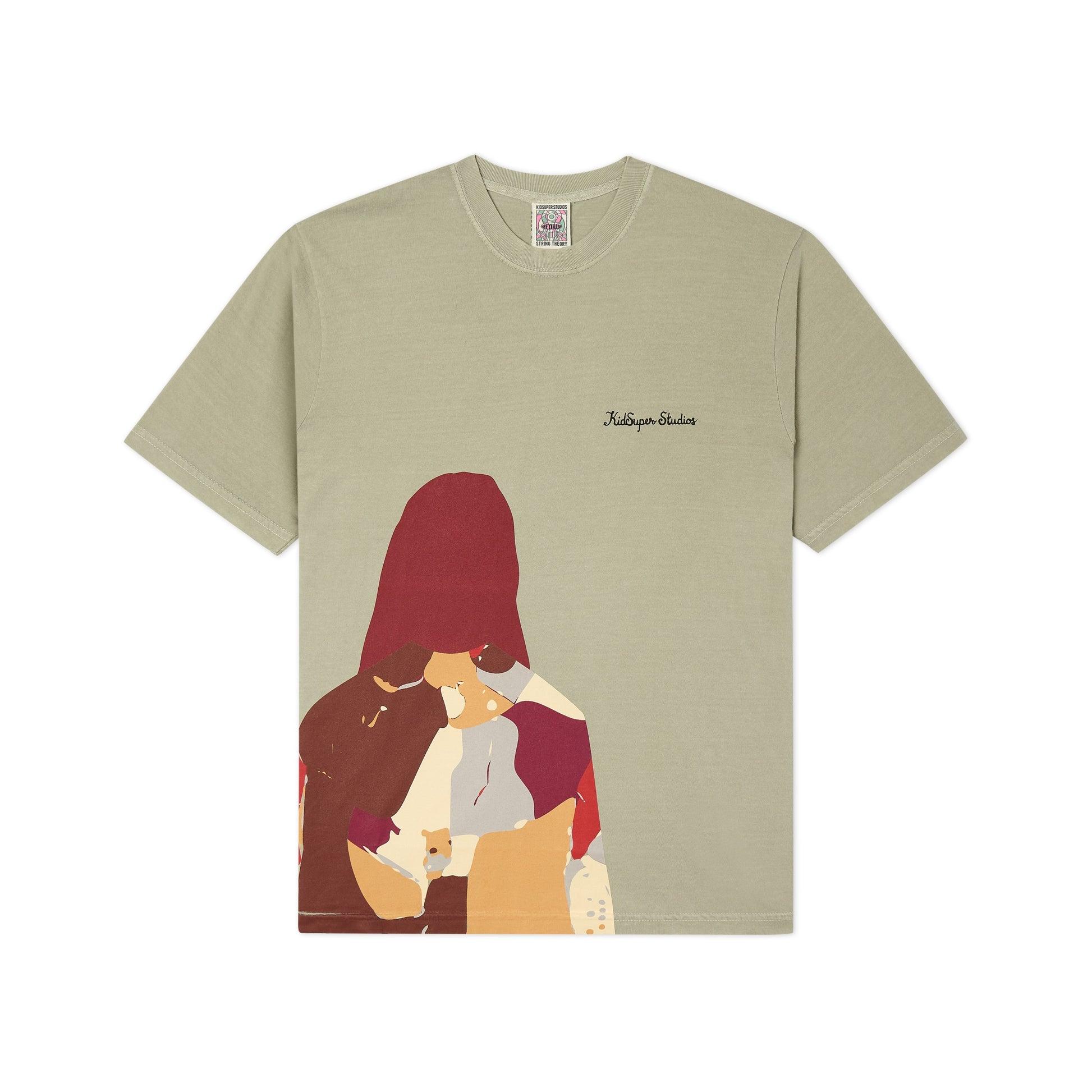 Figure Tee [Tan] by KIDSUPER STUDIOS