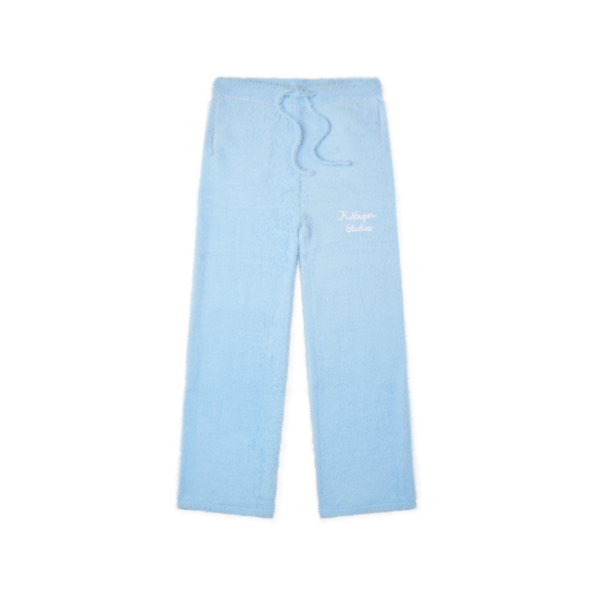 Fuzzy Lounge Pant [Baby Blue] by KIDSUPER STUDIOS
