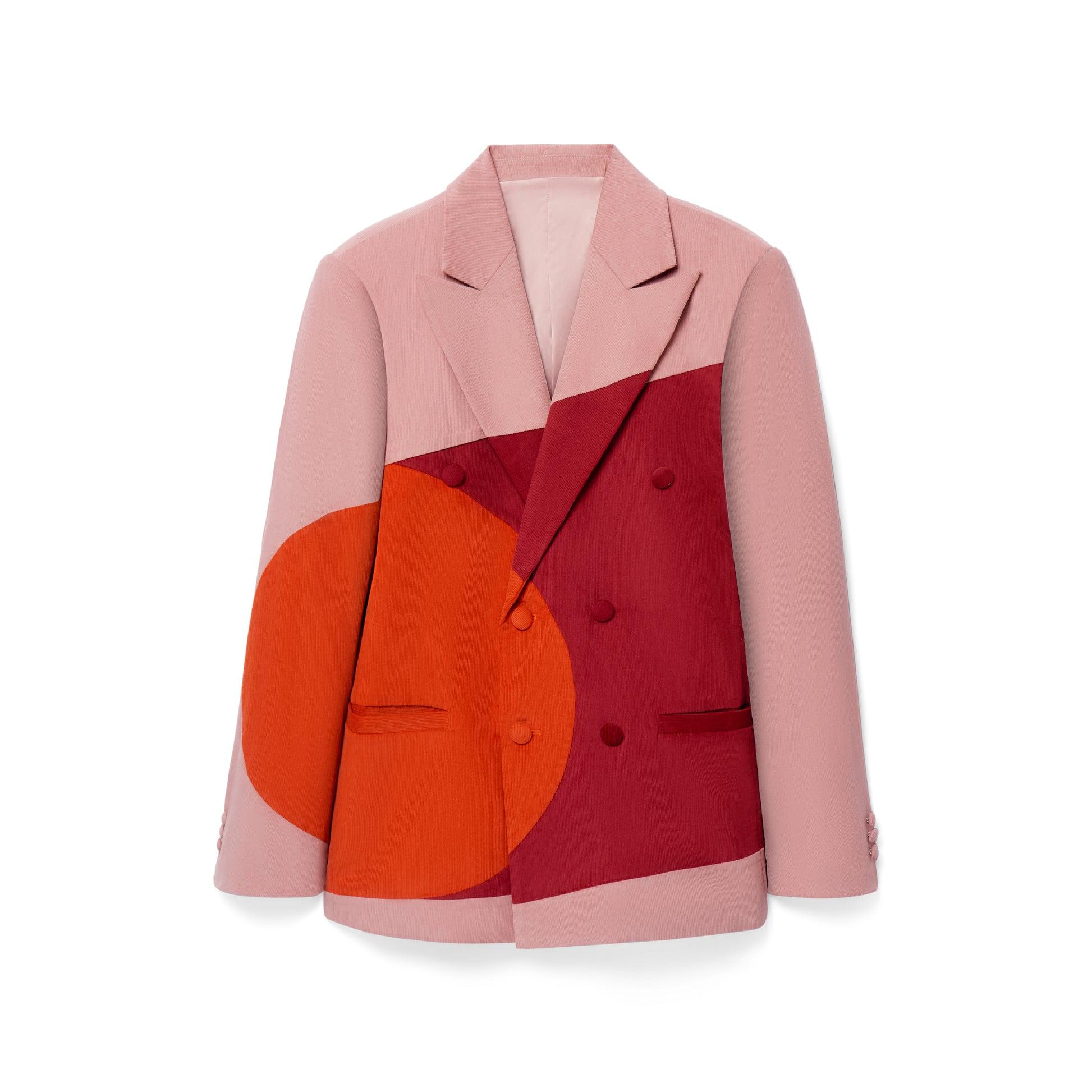 Geometric Shapes Suit Top [Red] by KIDSUPER STUDIOS