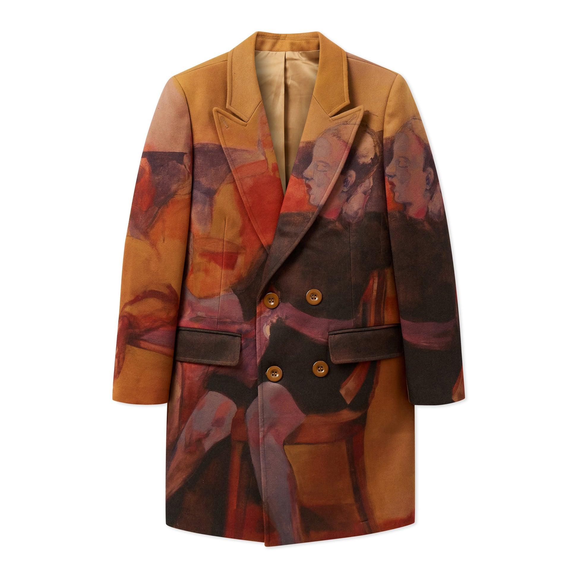 Girl at the Bar Overcoat [Brown] by KIDSUPER STUDIOS