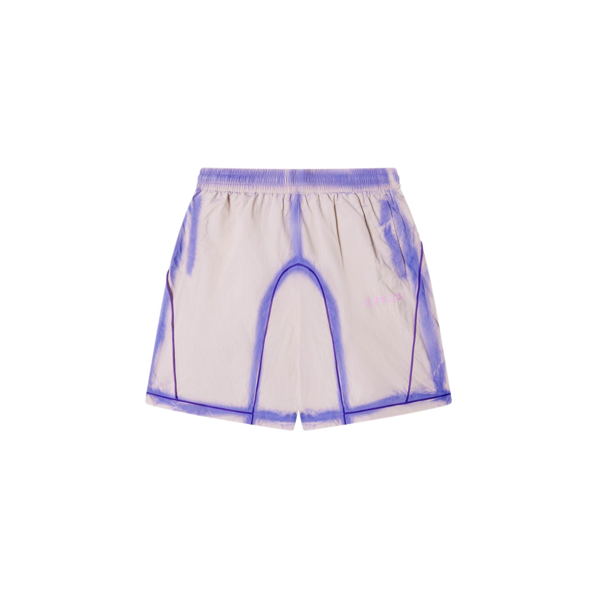Gradient Nylon Tech Shorts [Purple] by KIDSUPER STUDIOS