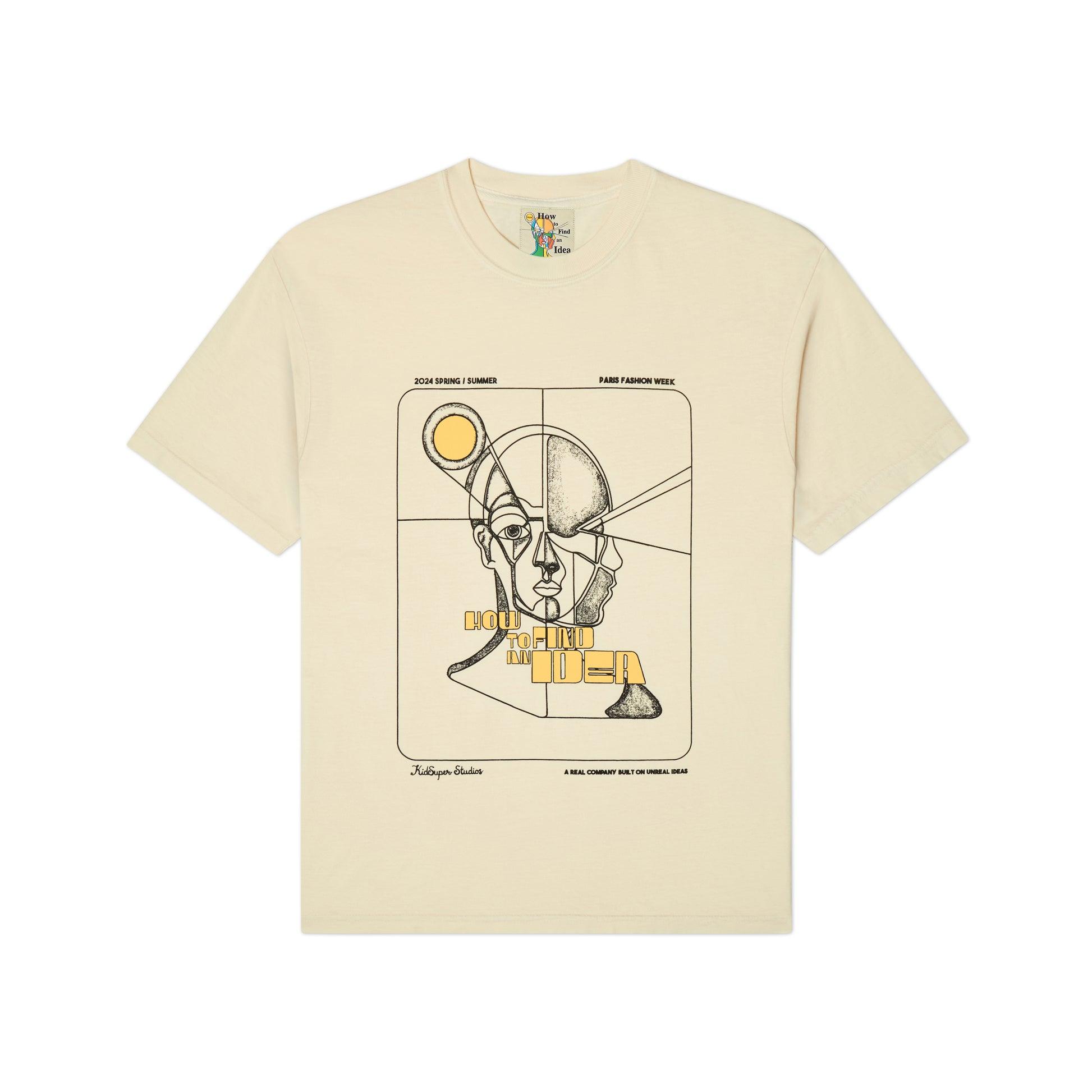 How To Find an Idea Poster Tee [Cream] by KIDSUPER STUDIOS