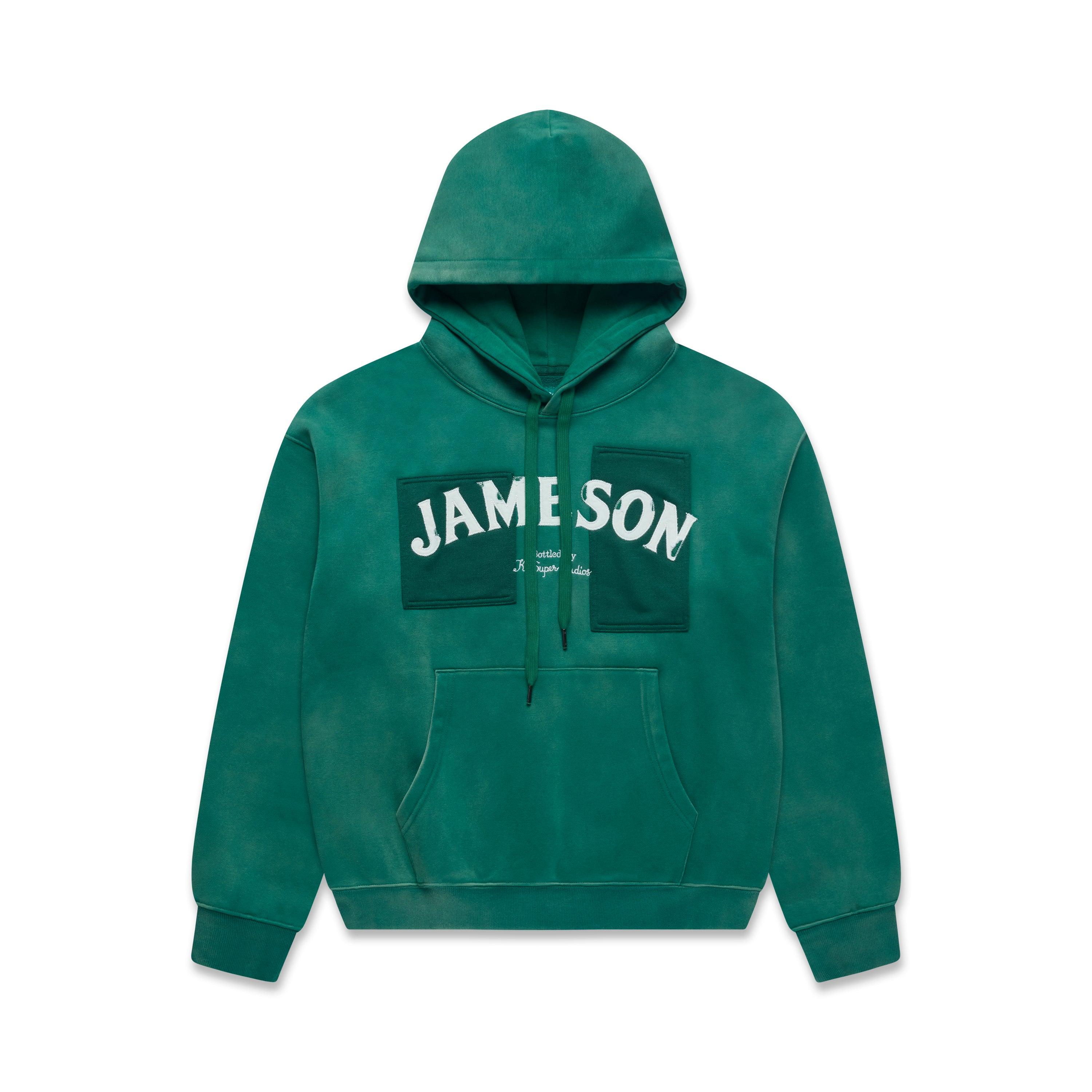Jameson x KidSuper Patchwork Hoodie [Green] by KIDSUPER STUDIOS