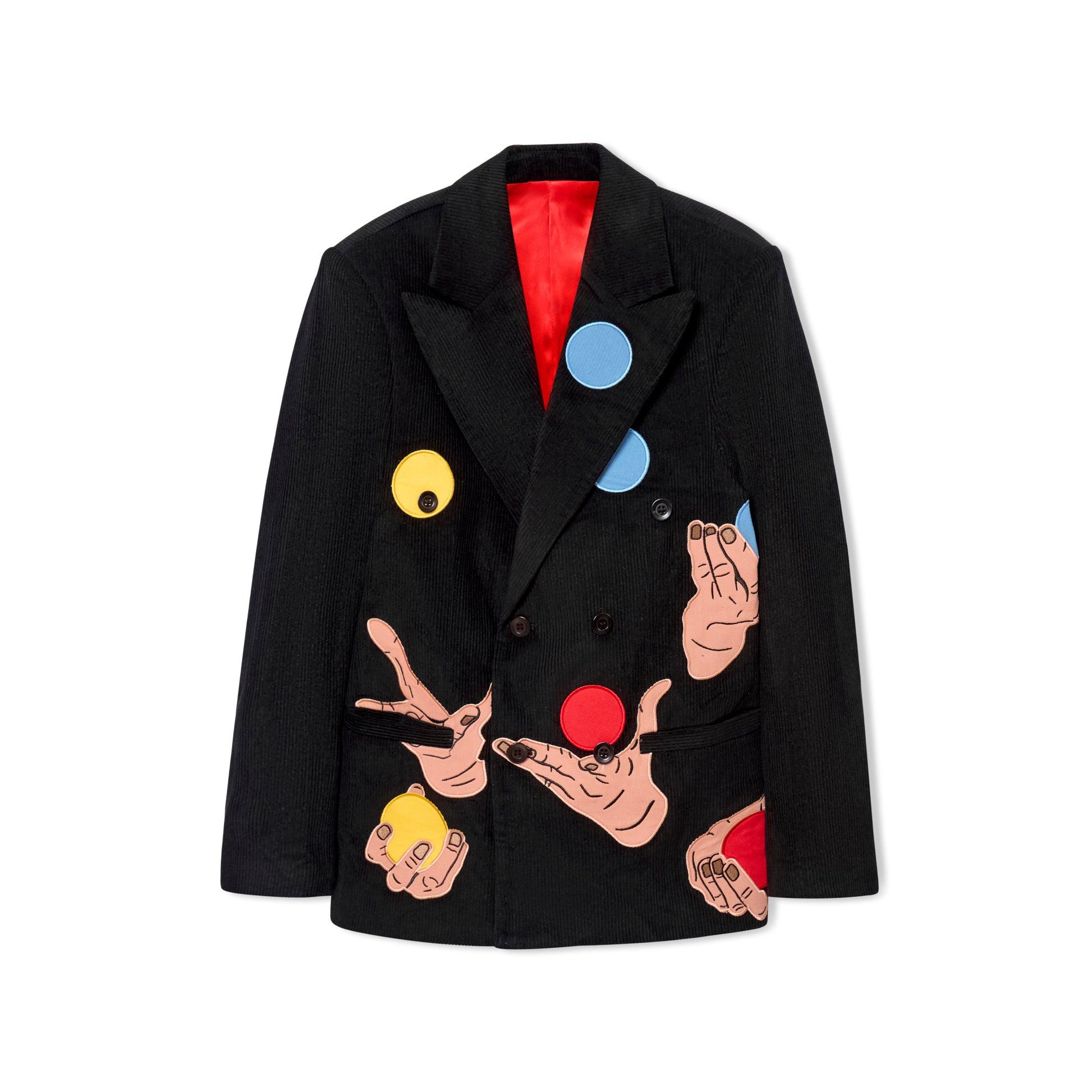 Juggler hands Suit Top [Black] by KIDSUPER STUDIOS