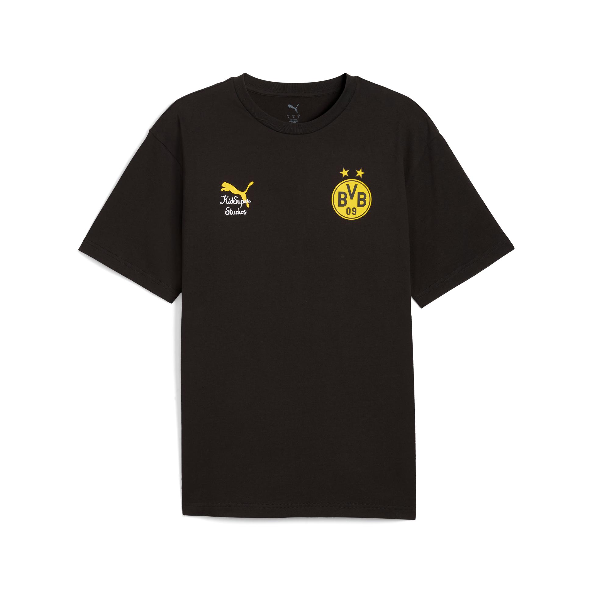KIDSUPER BVB Dortmund TEE PUMA [Black/Faster Yellow] by KIDSUPER STUDIOS