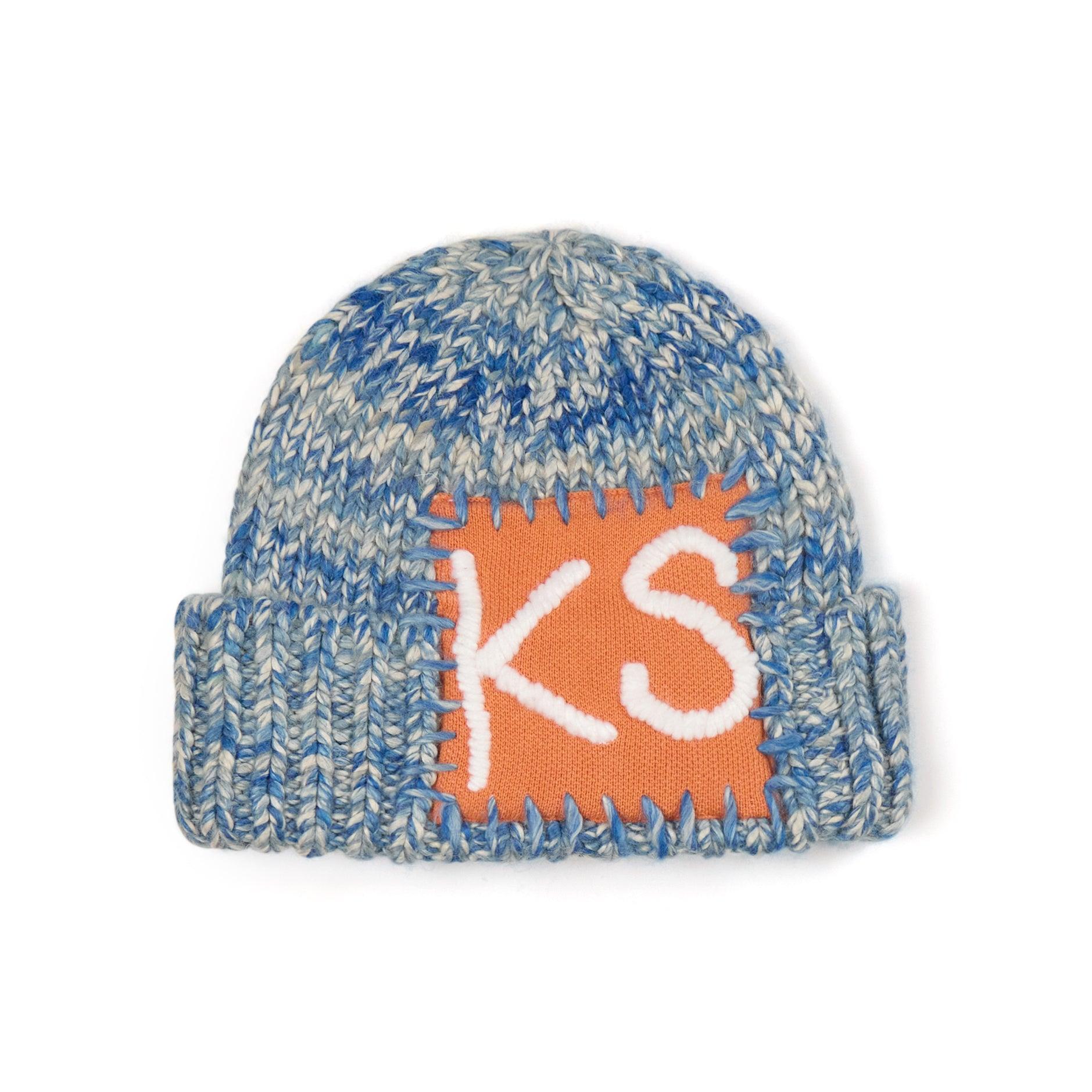 KS Patched Beanie [Blue] by KIDSUPER STUDIOS