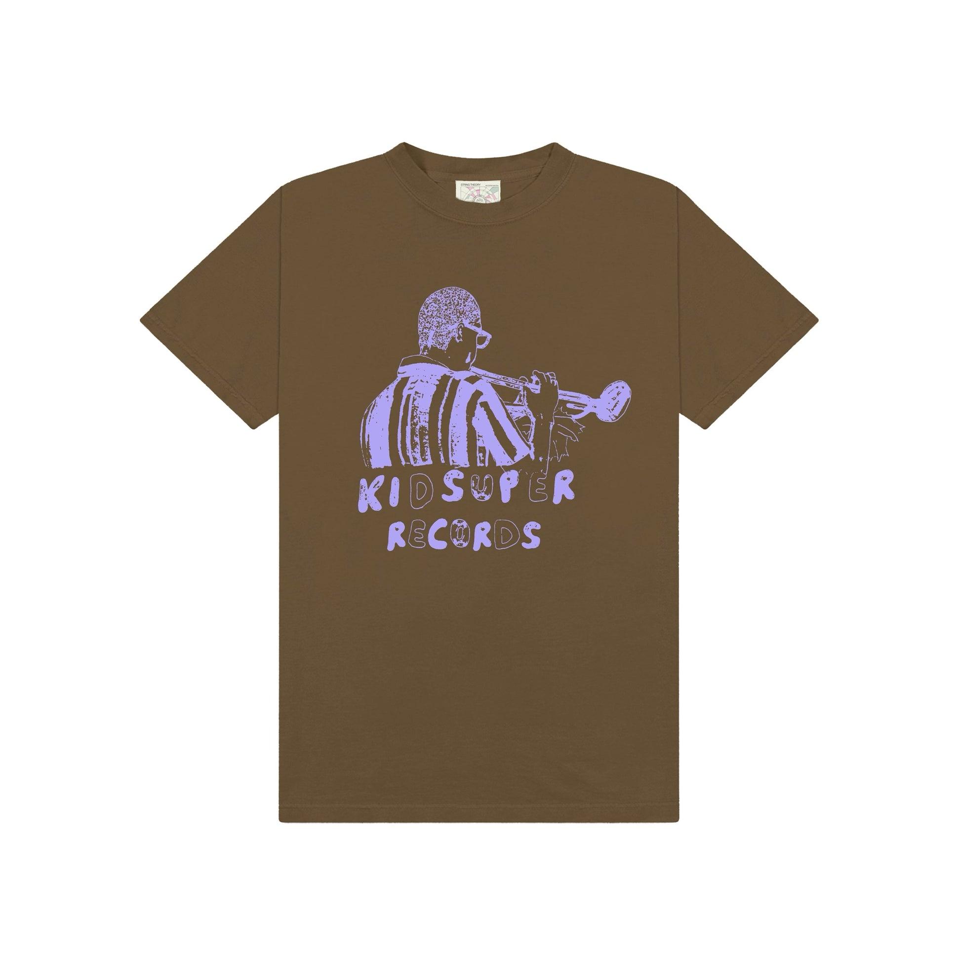 KidSuper Records Tee [Brown] by KIDSUPER STUDIOS