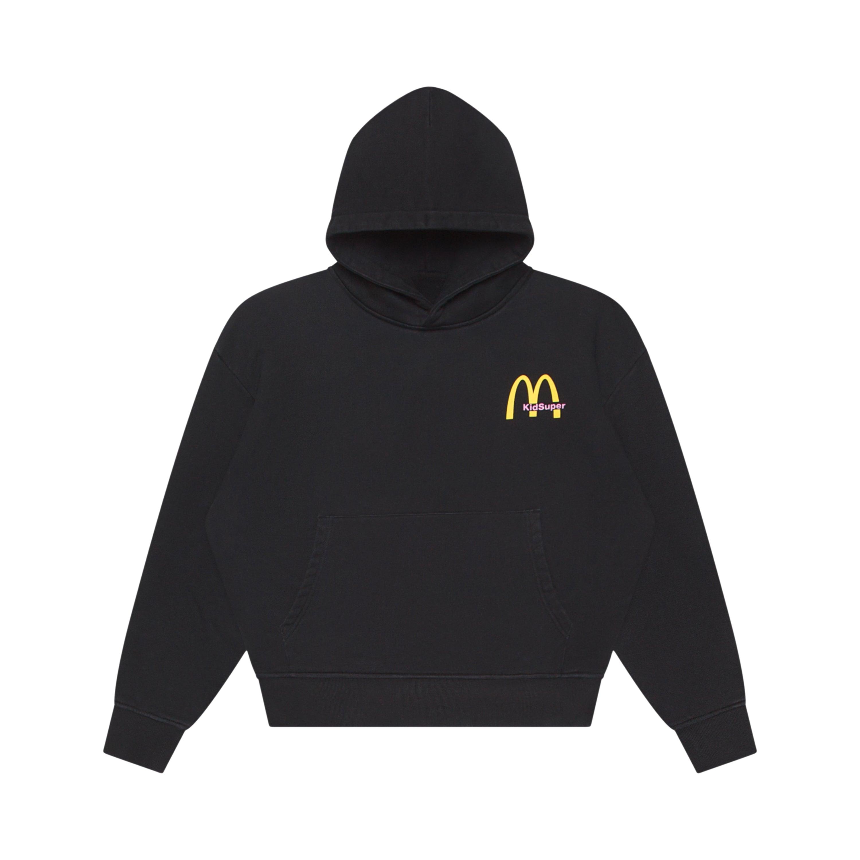 KidSuper X McDonalds Tray Hoodie [Black] by KIDSUPER STUDIOS