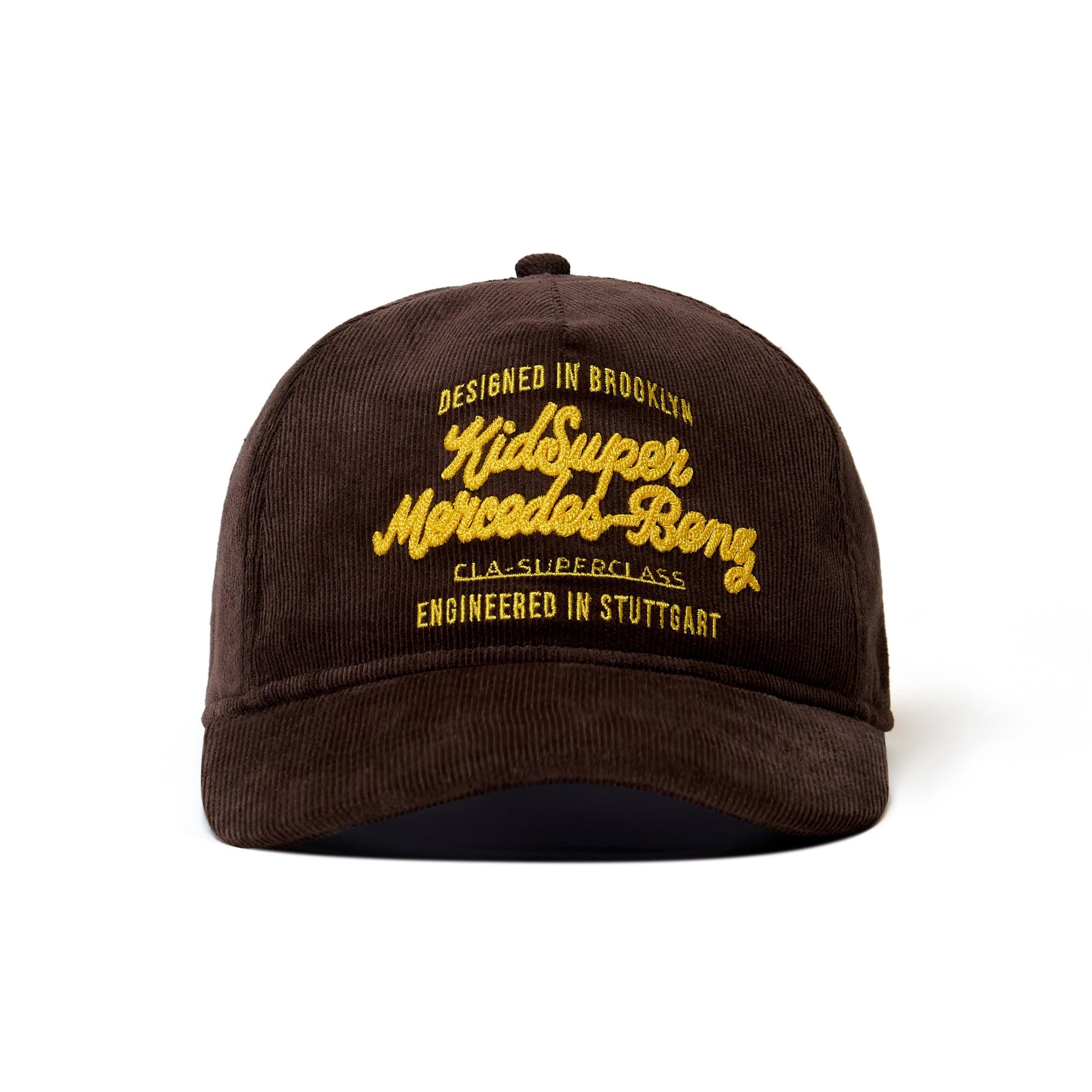KidSuper X Mercedes Benz Chainstitch Hat [Brown] by KIDSUPER STUDIOS
