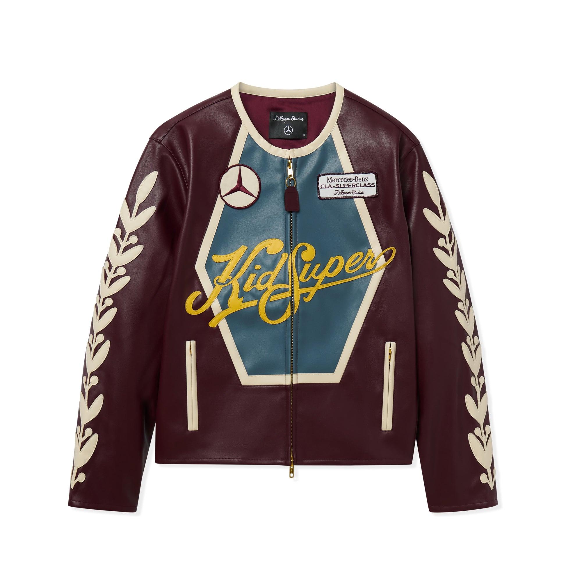 KidSuper X Mercedes Benz Racer Jacket [Burgundy] lip by KIDSUPER STUDIOS