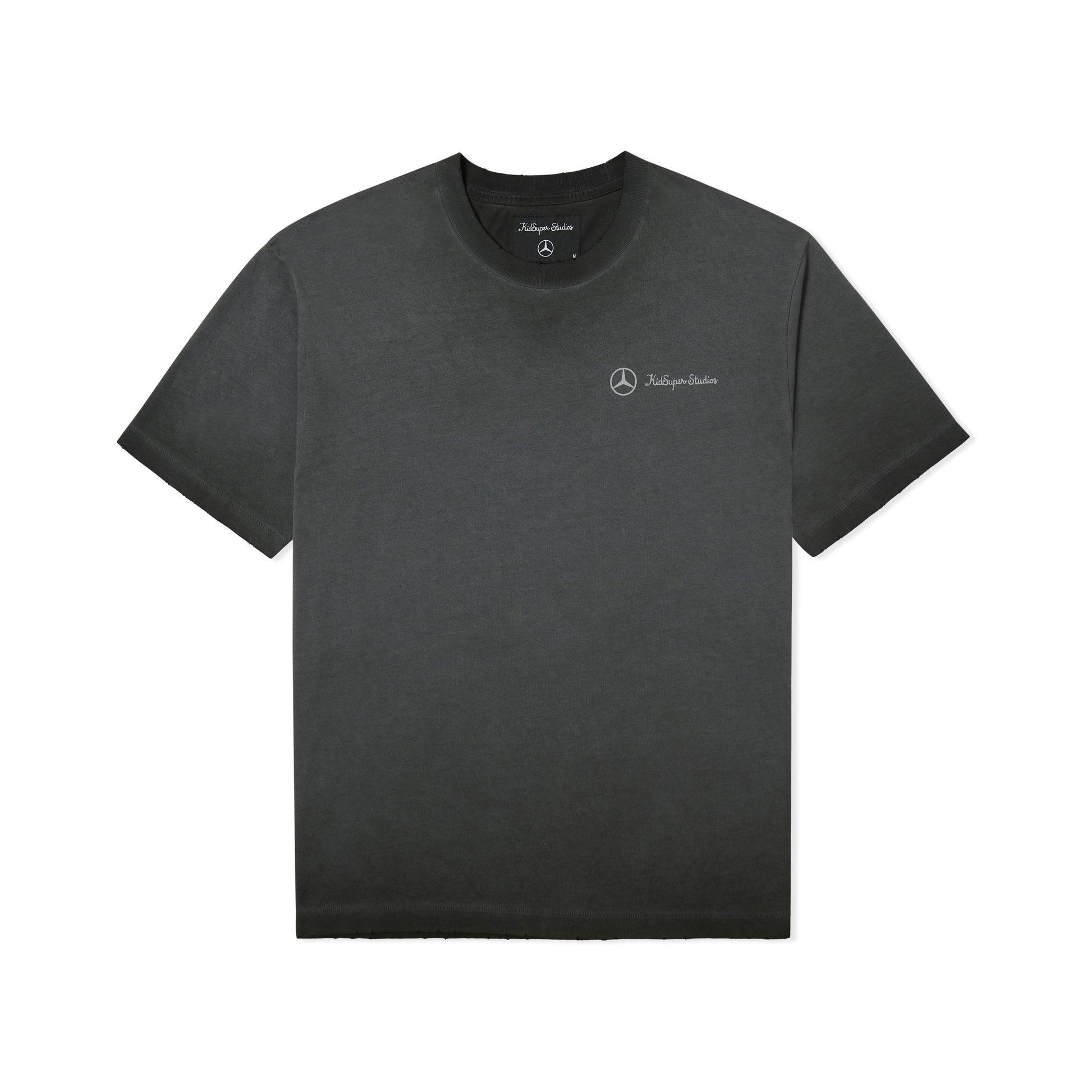 KidSuper X Mercedes-Benz Washed tee [Washed Black] by KIDSUPER STUDIOS