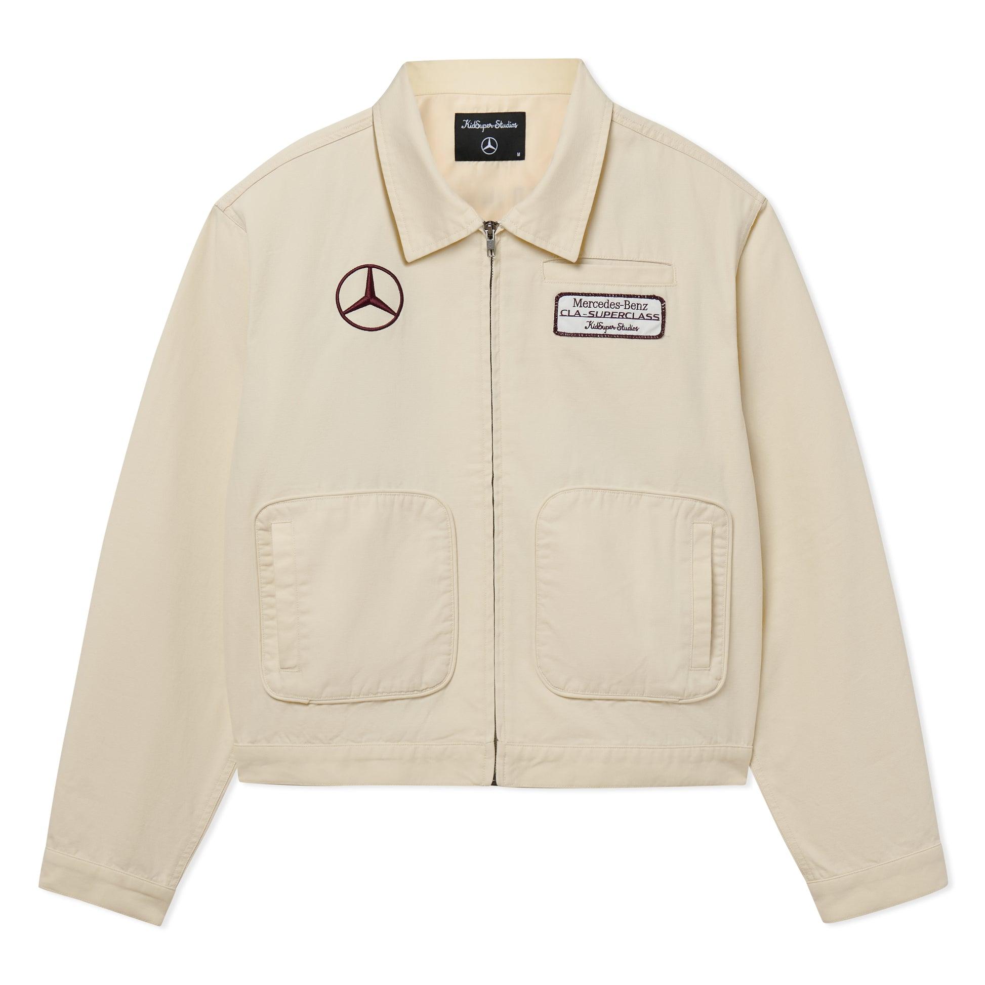 KidSuper X Mercedes-Benz  Work Jacket [Cream] by KIDSUPER STUDIOS
