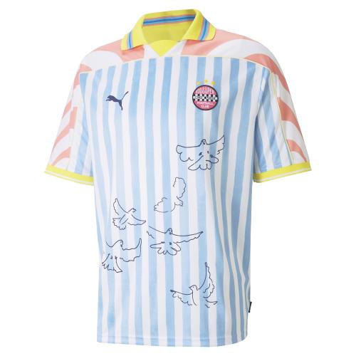KidSuper X Puma Vintage Jersey White by KIDSUPER STUDIOS