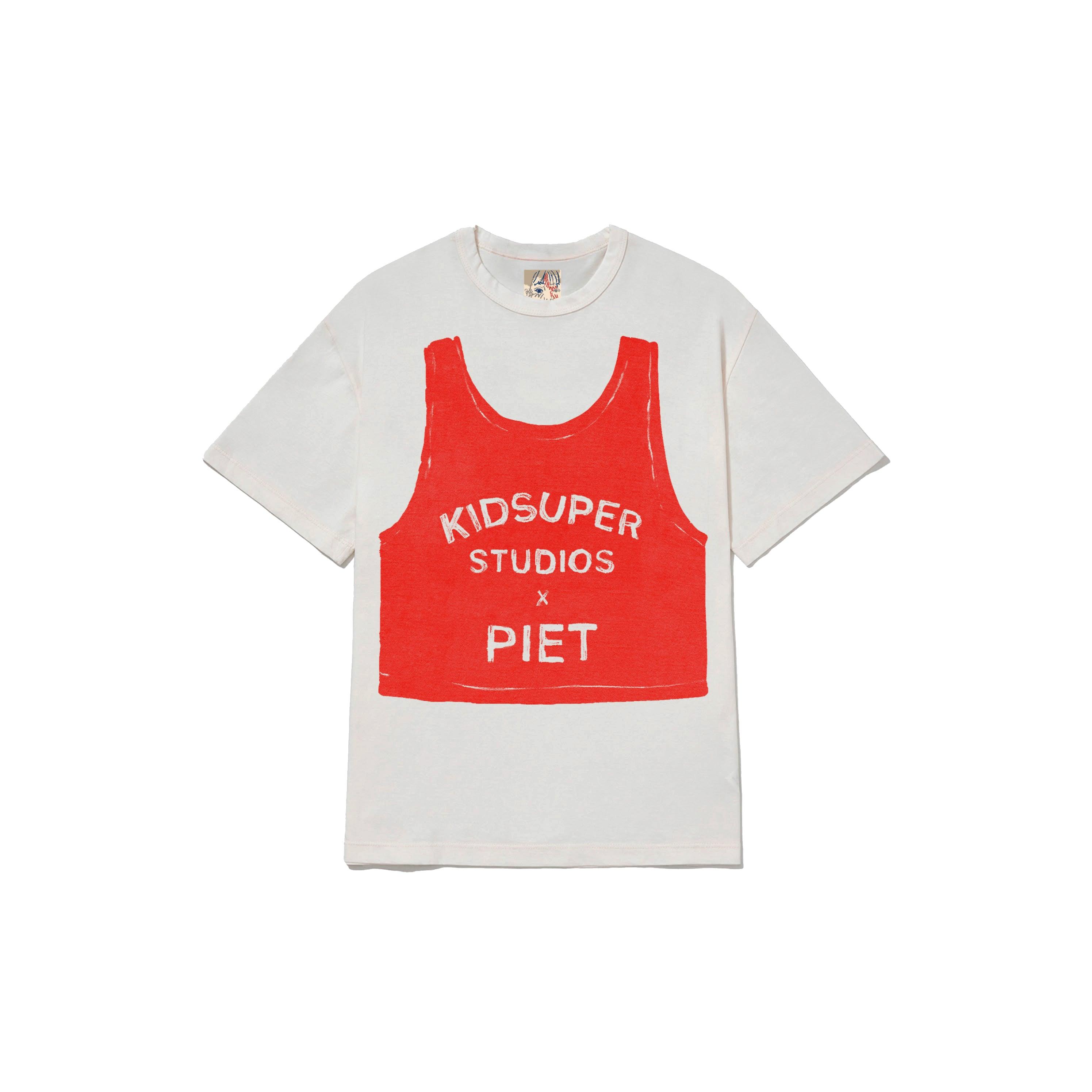 KidSuper x Piet Pinnie Tee [White] by KIDSUPER STUDIOS