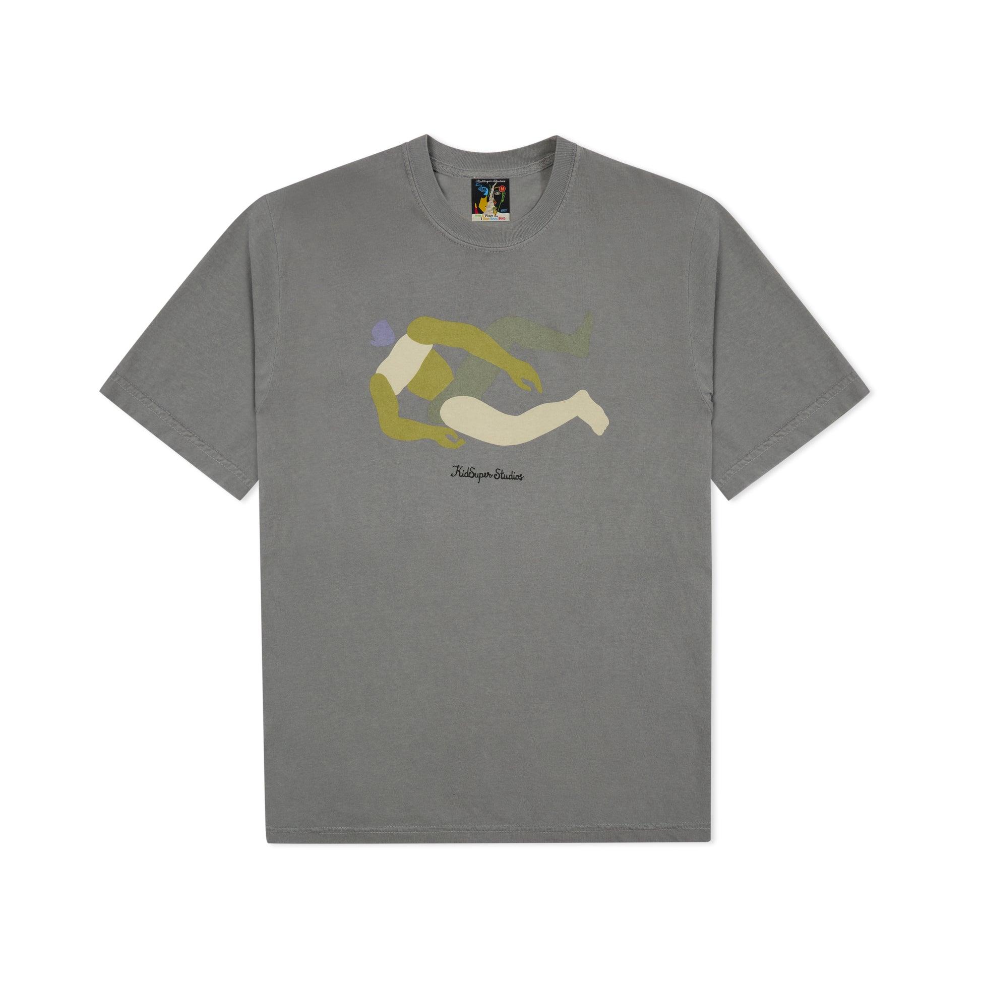 Lounging Person Tee [Grey] by KIDSUPER STUDIOS