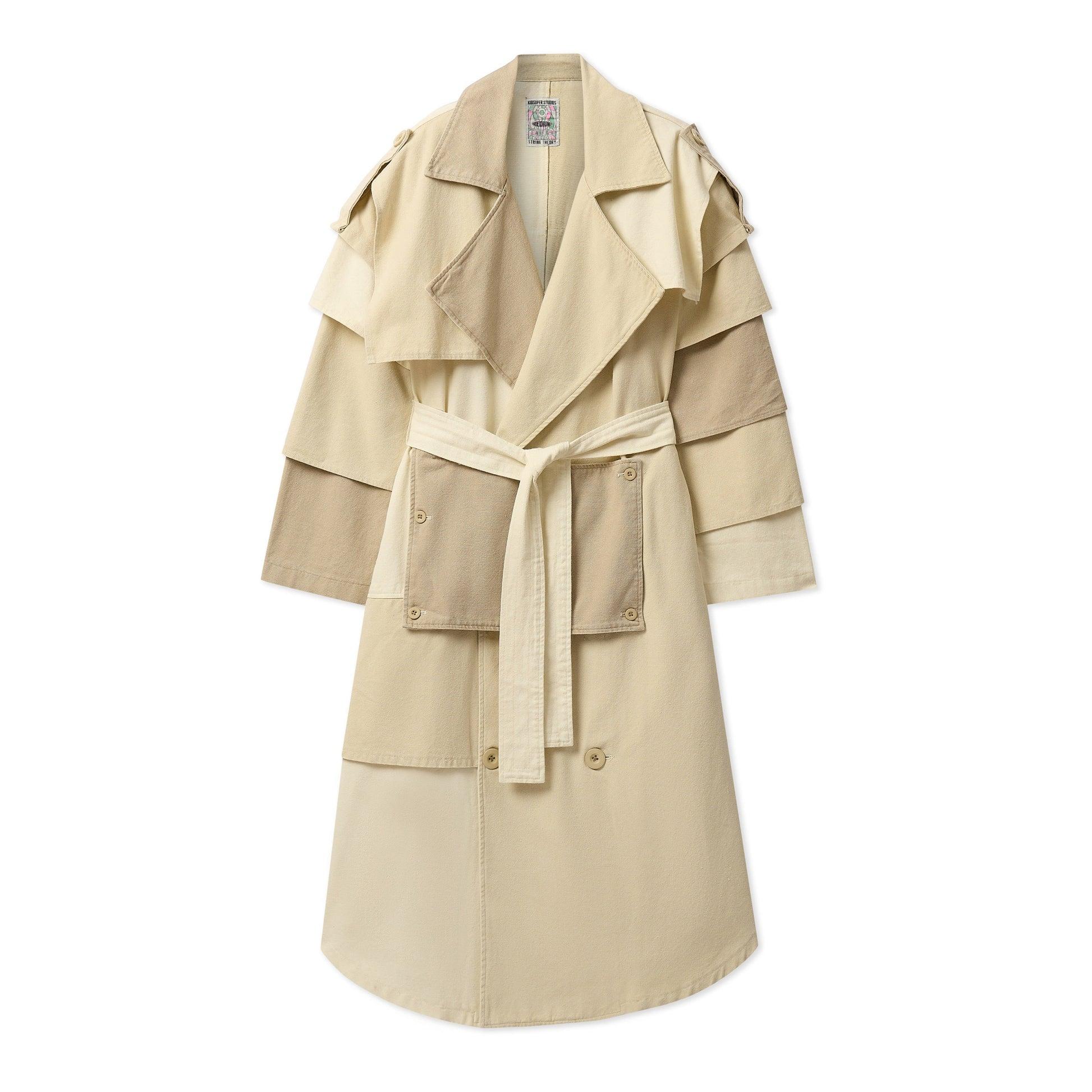 Multi Layered Trenchcoat [Light Tan] by KIDSUPER STUDIOS