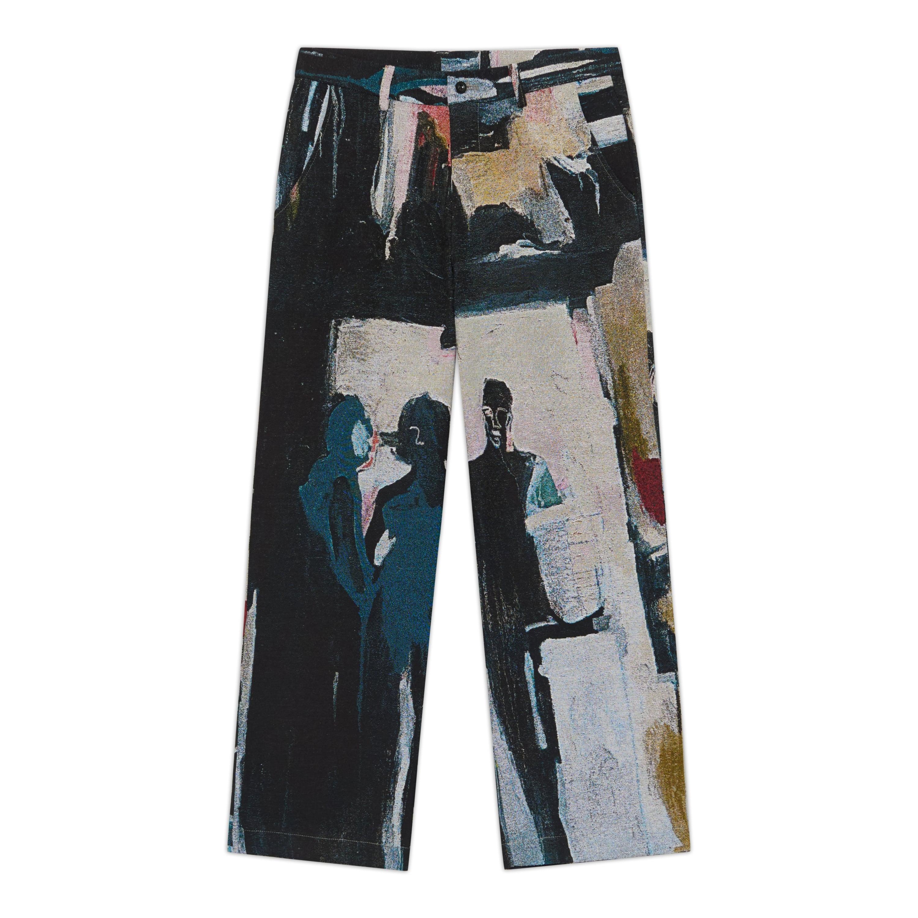 Office Space Jaquarded Suit Bottom [Multi] by KIDSUPER STUDIOS