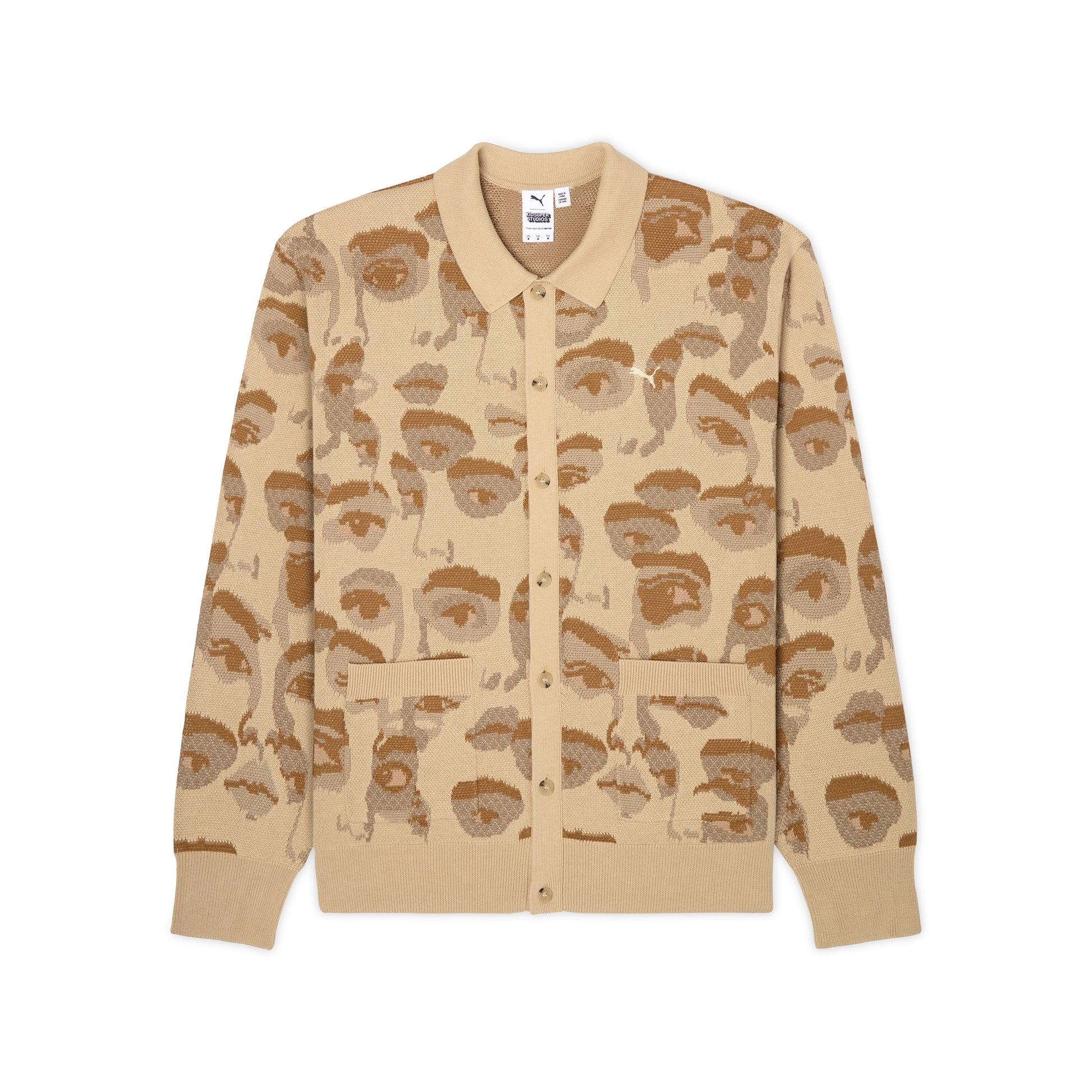 PUMA X KIDSUPER CARDIGAN [GRANOLA] by KIDSUPER STUDIOS