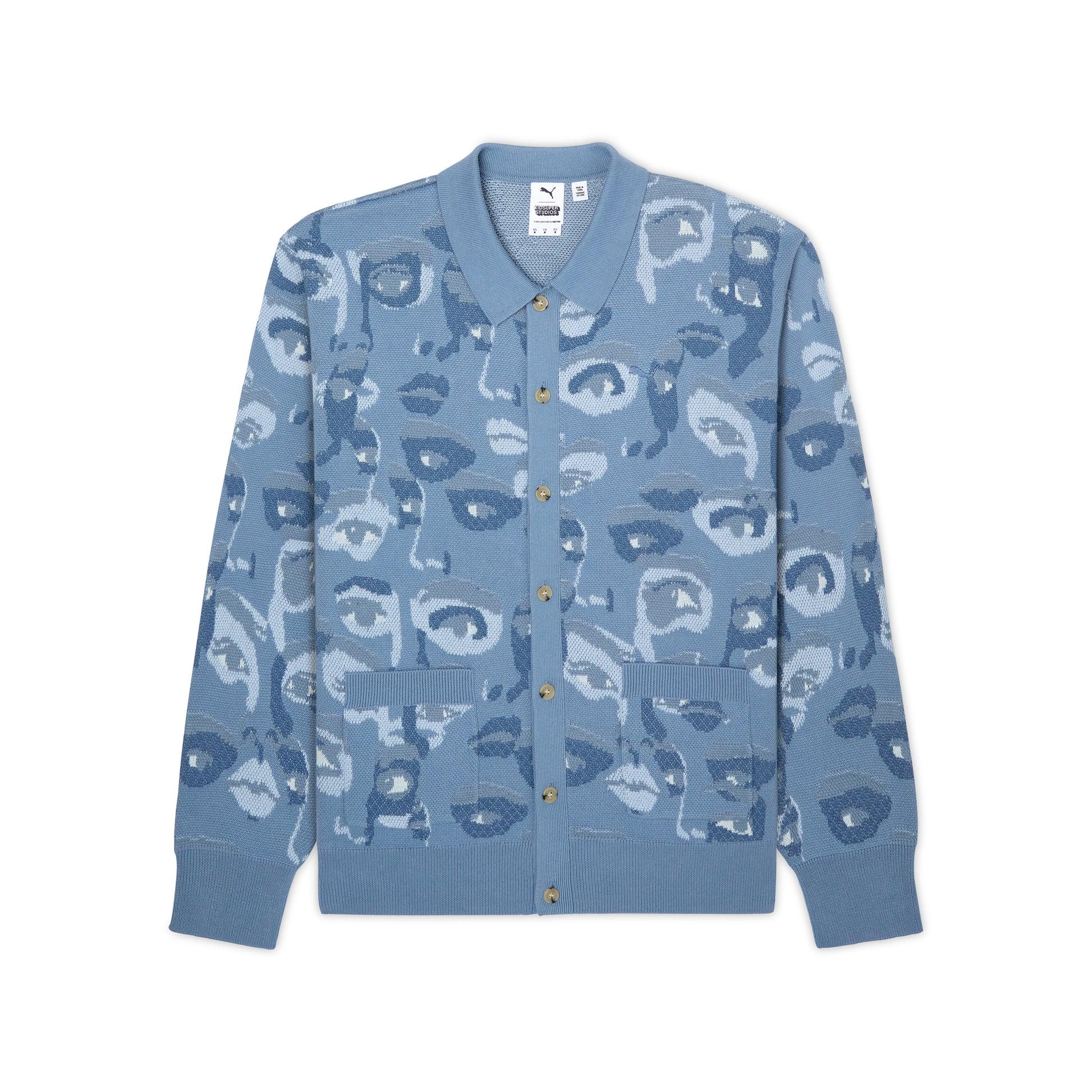 PUMA X KIDSUPER CARDIGAN [ZEN BLUE] by KIDSUPER STUDIOS