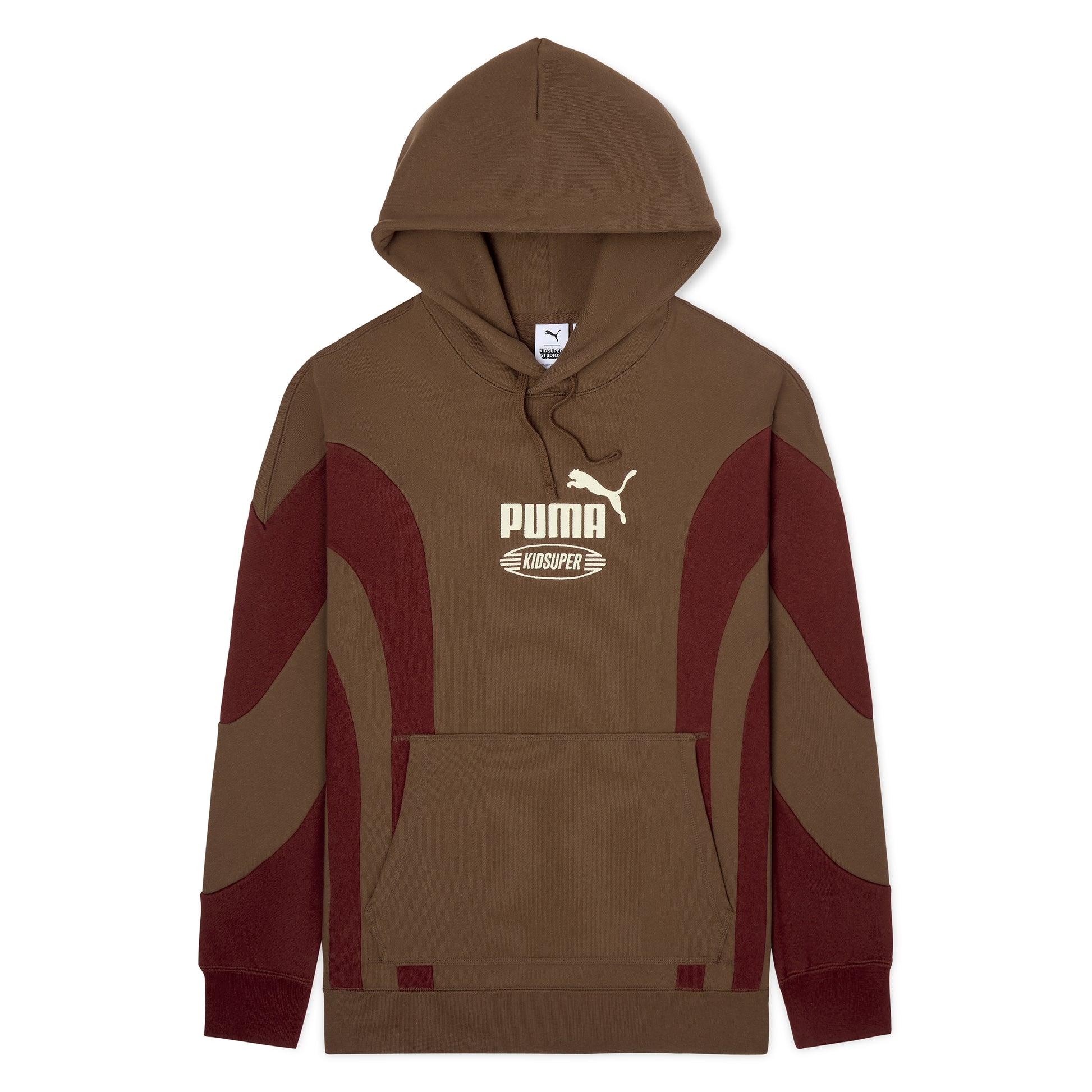 PUMA X KIDSUPER HOODIE [CHESTNUT BROWN] by KIDSUPER STUDIOS