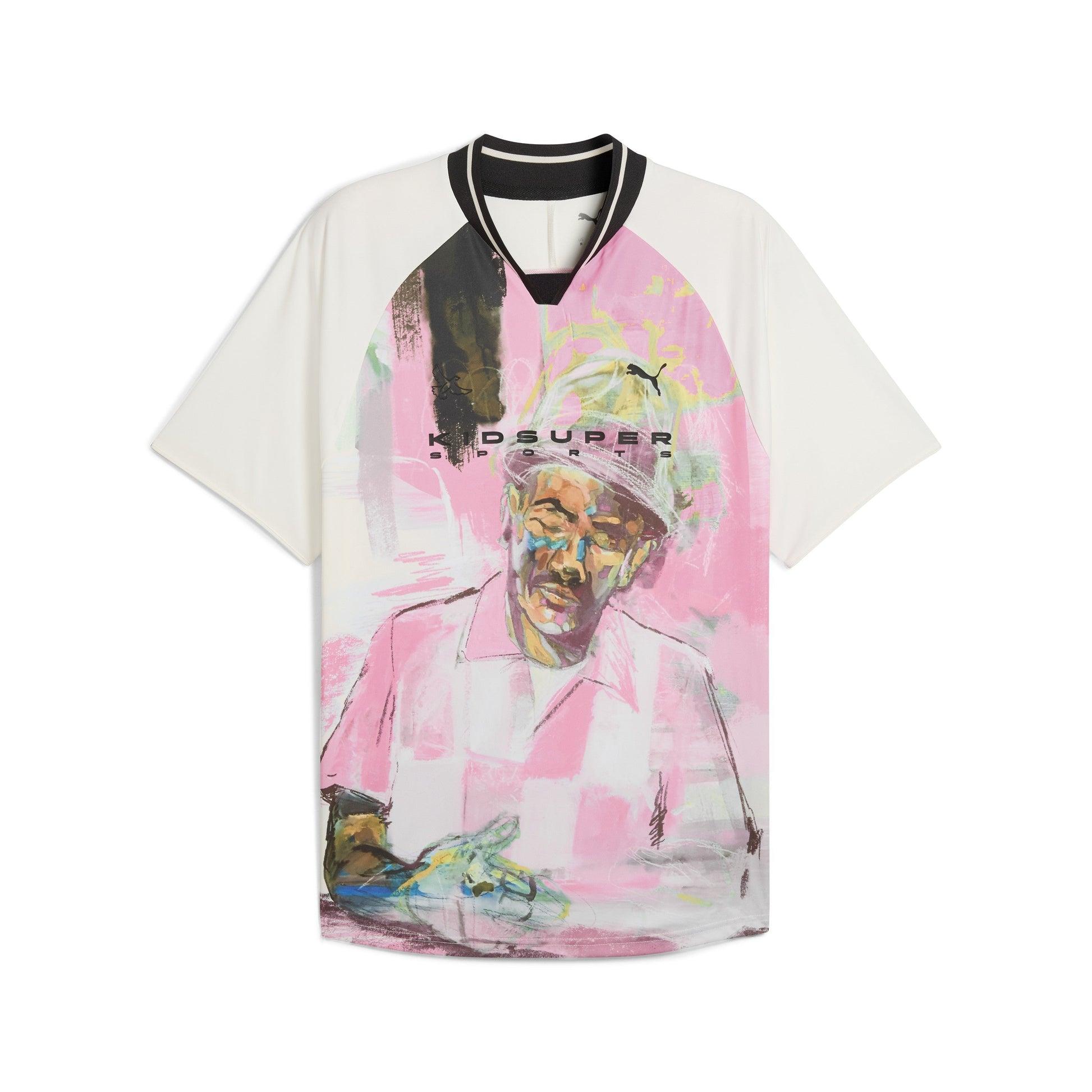 PUMA X KIDSUPER PAINTED JERSEY [Warm White] by KIDSUPER STUDIOS