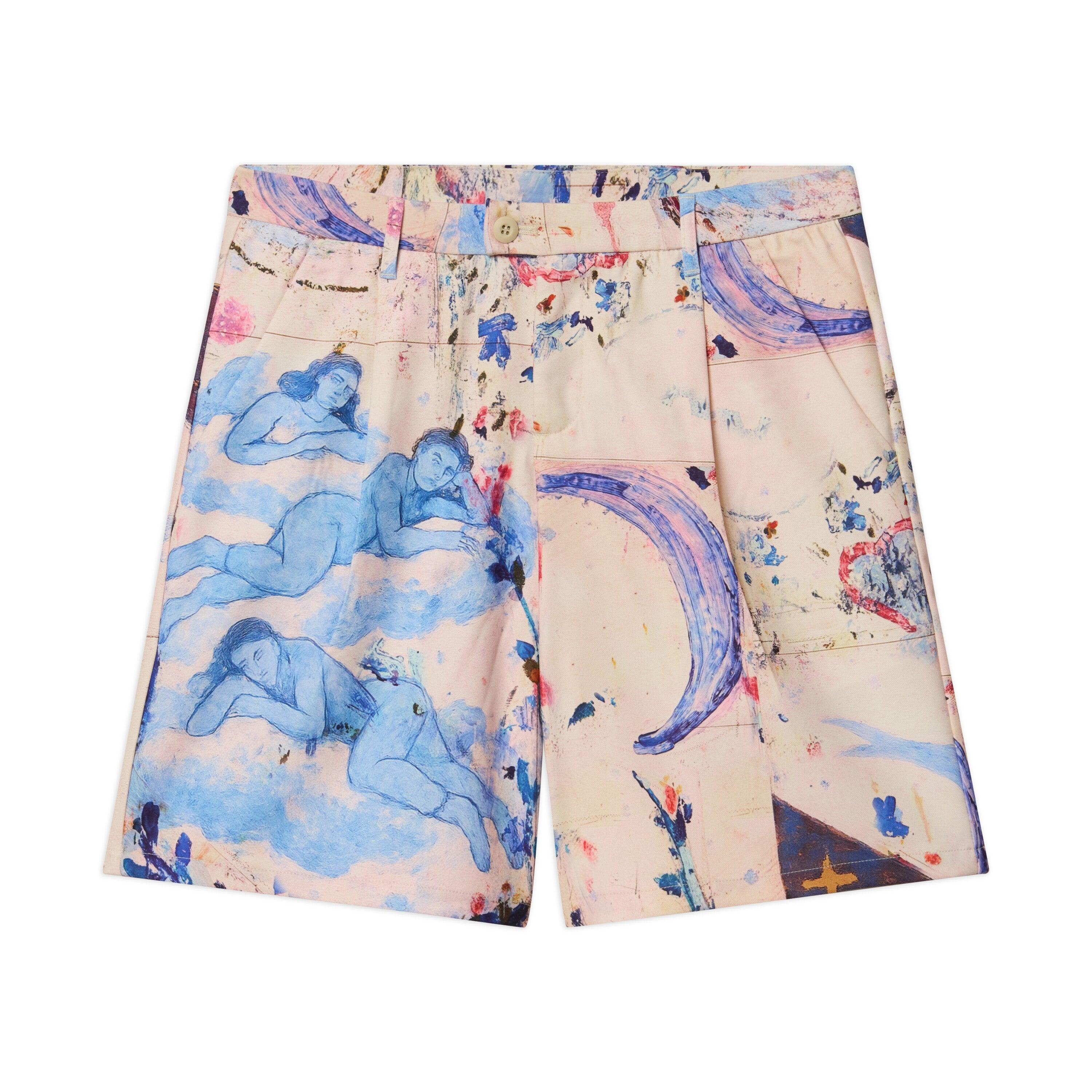 Painting Shorts [Cream] by KIDSUPER STUDIOS