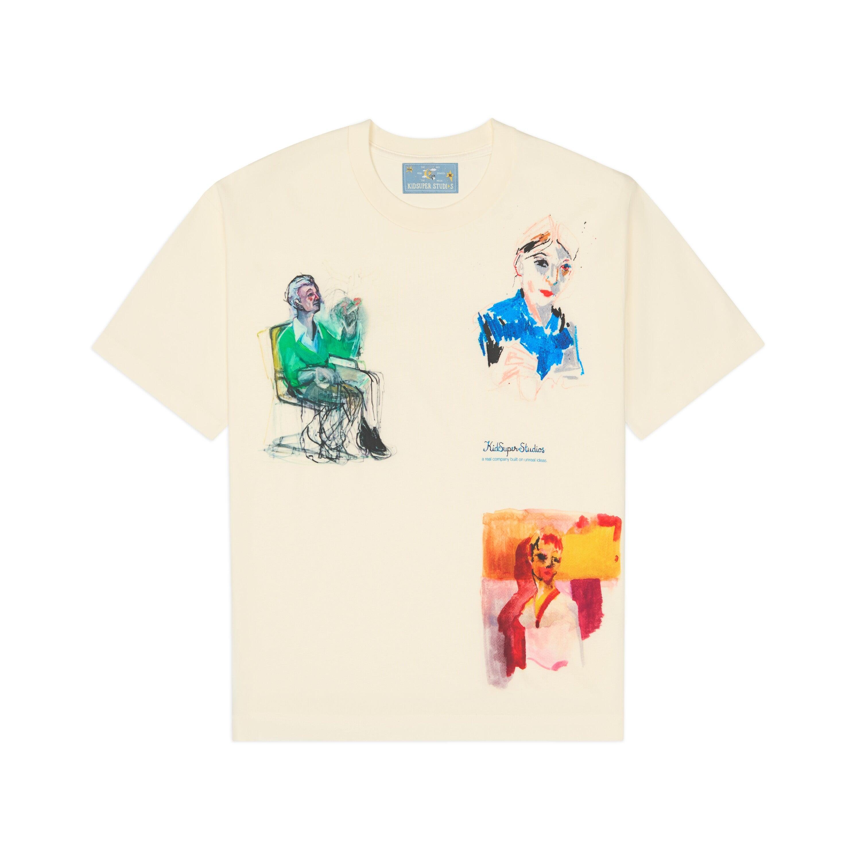 Paintings Tee [Natural] by KIDSUPER STUDIOS