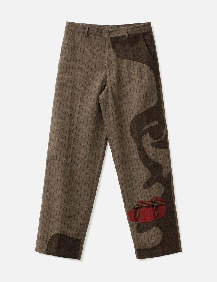 Patchwork Face Suit Bottom by KIDSUPER STUDIOS
