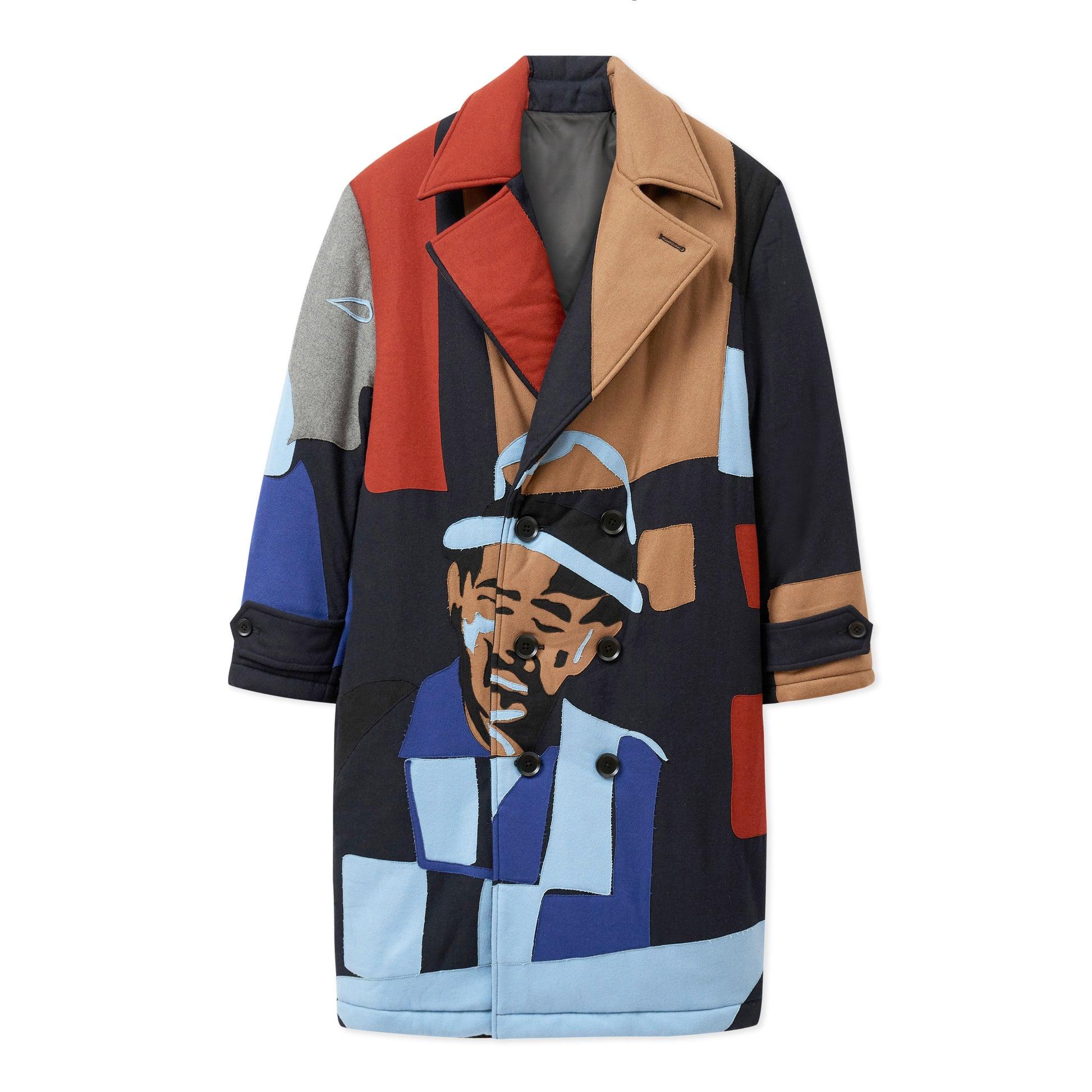 Patchwork Padded Overcoat [Multi] by KIDSUPER STUDIOS