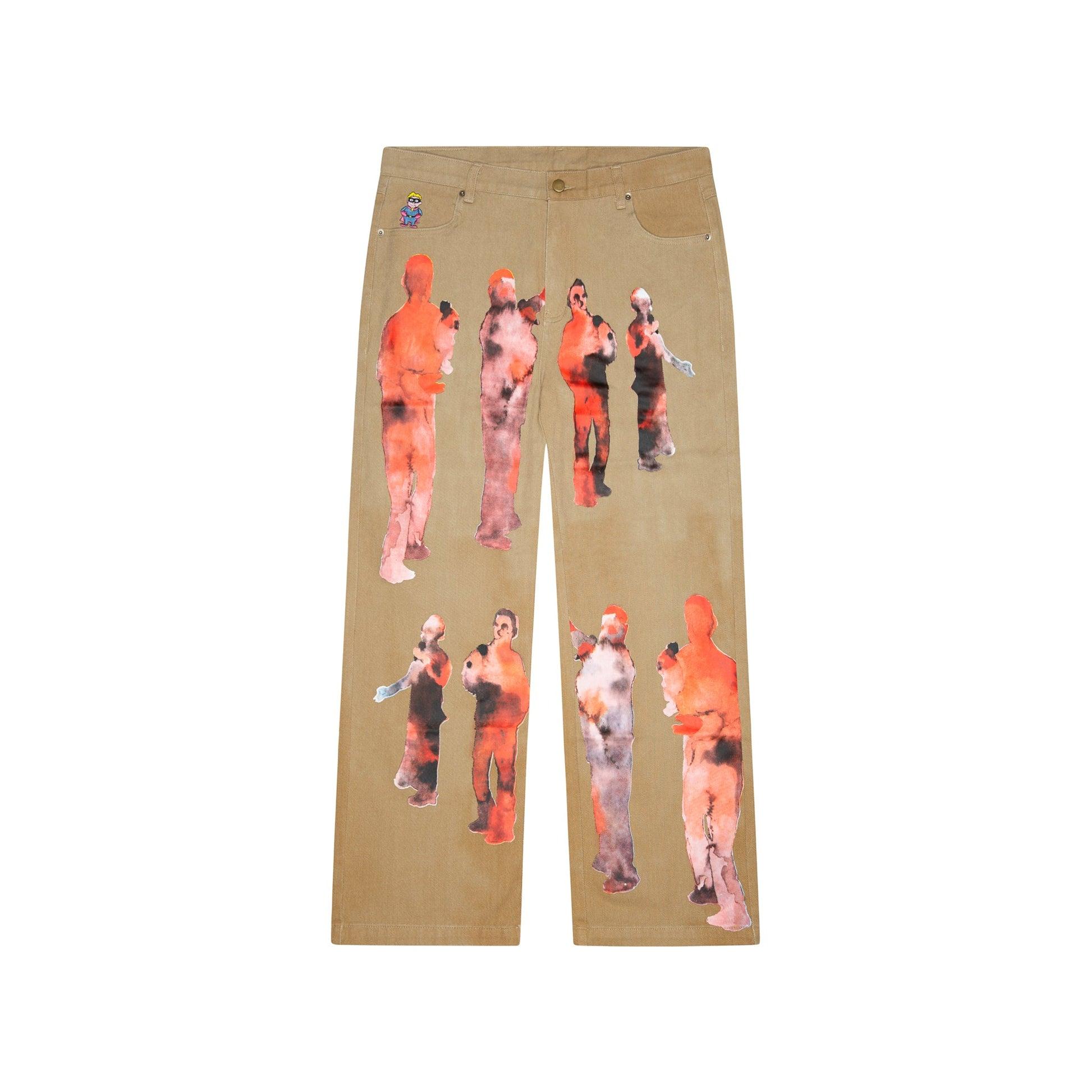 Performers Distressed Jean [Khaki] by KIDSUPER STUDIOS