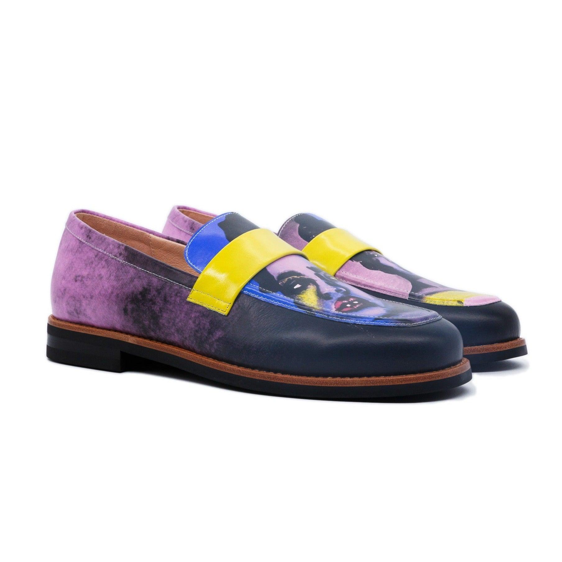 Printed Loafer [Black/Purple] by KIDSUPER STUDIOS