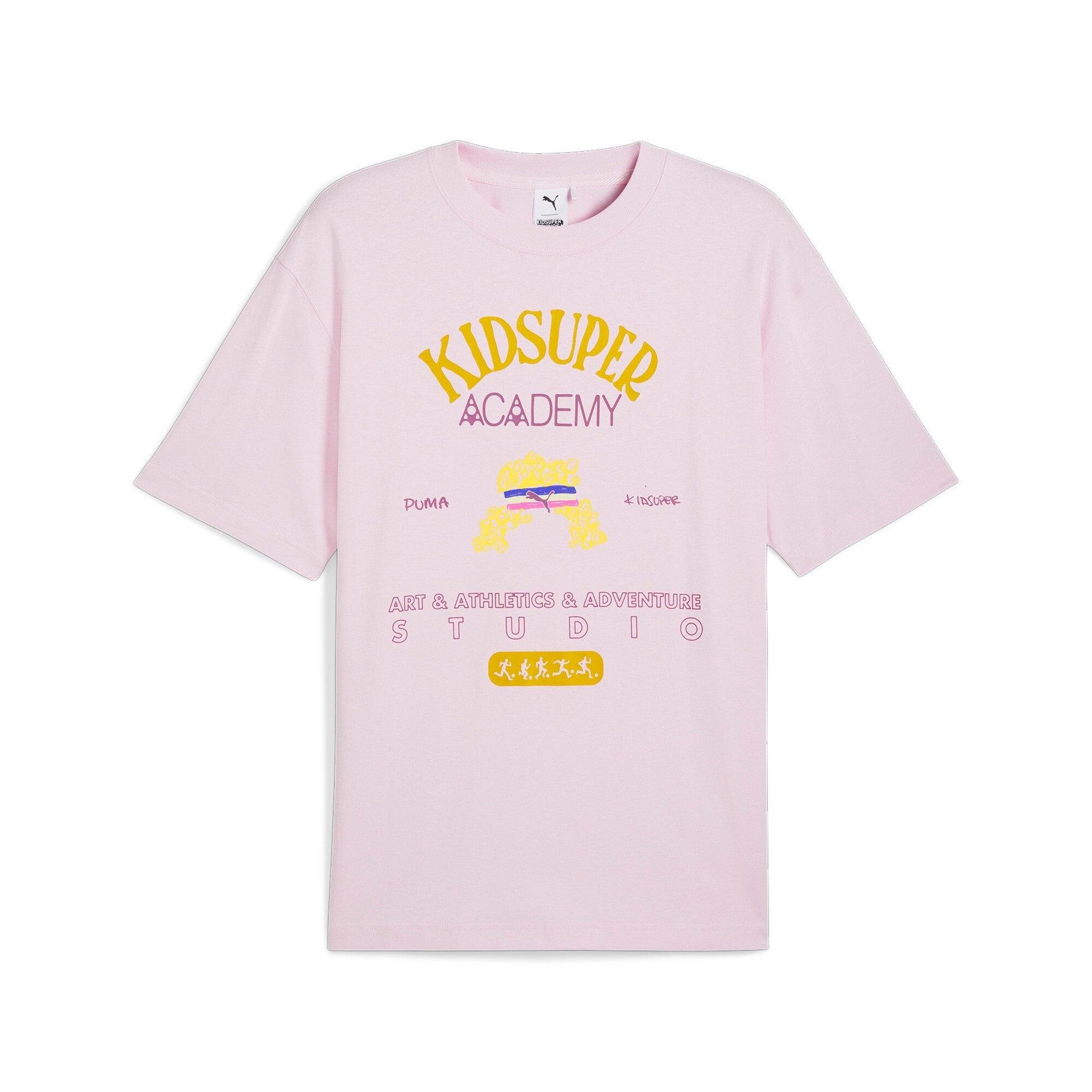 Puma x KidSuper Academy Graphic Tee [Pearl Pink] by KIDSUPER STUDIOS