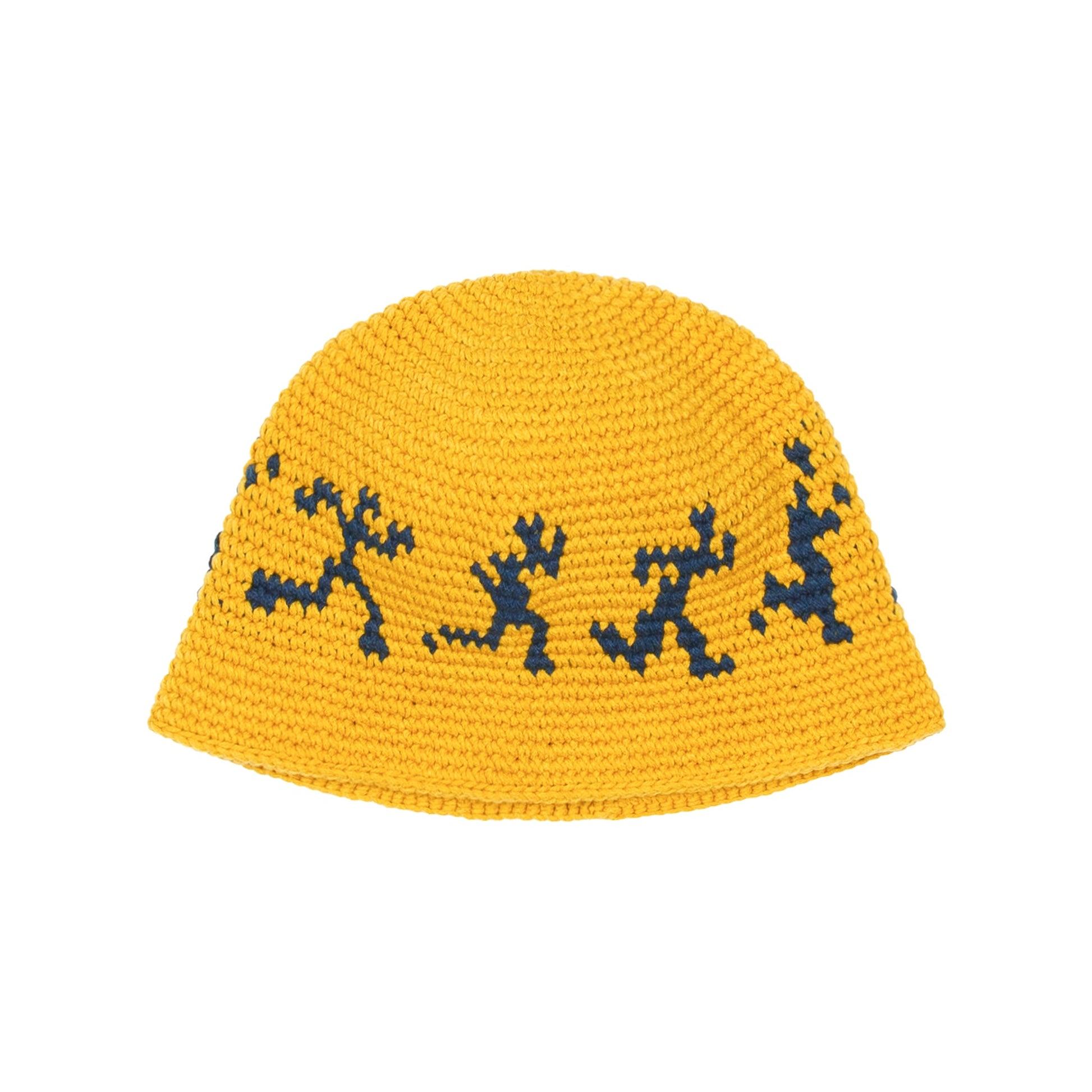 Running Guys Crochet Hat [Golden] by KIDSUPER STUDIOS