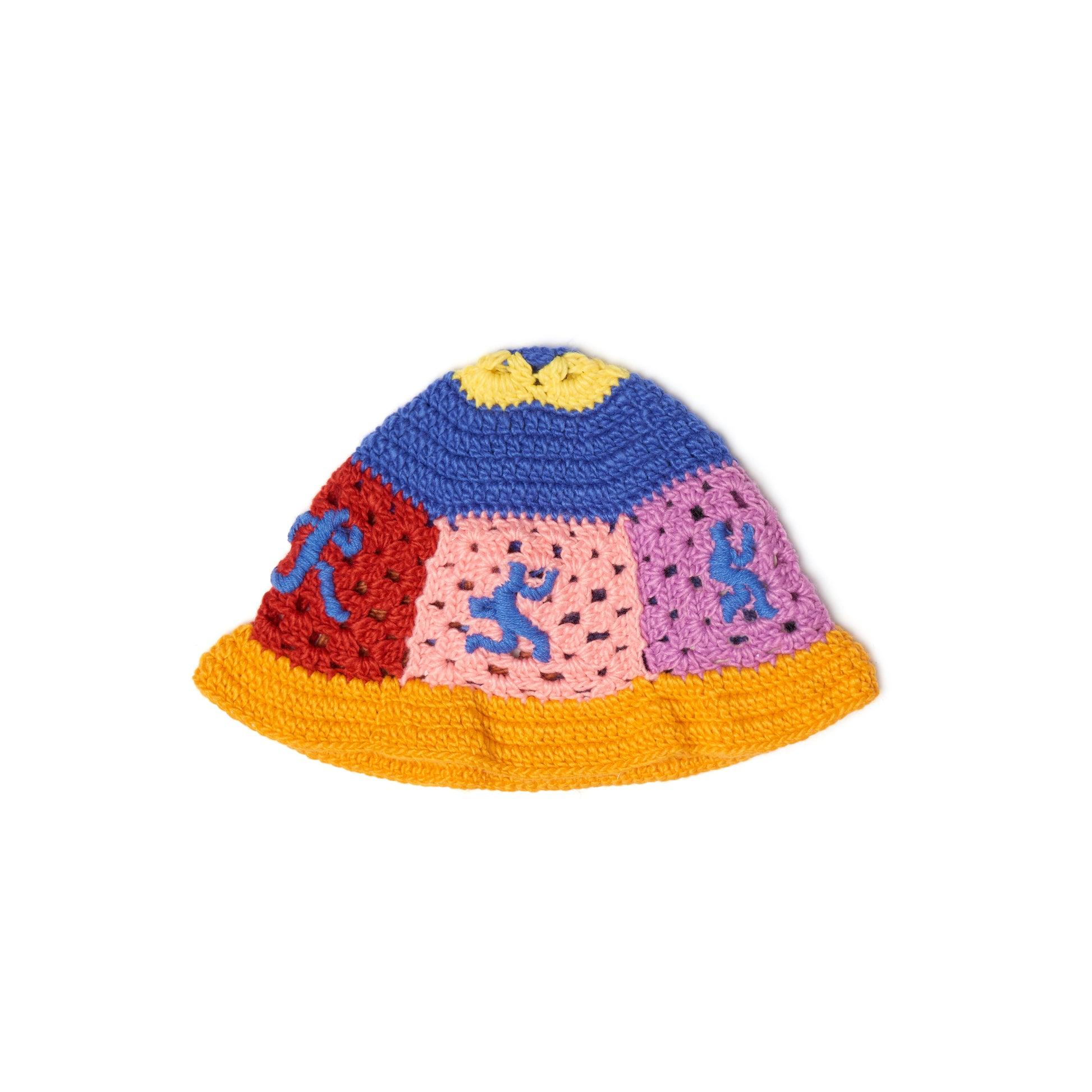 Running Man Crochet Hat [Multi] by KIDSUPER STUDIOS