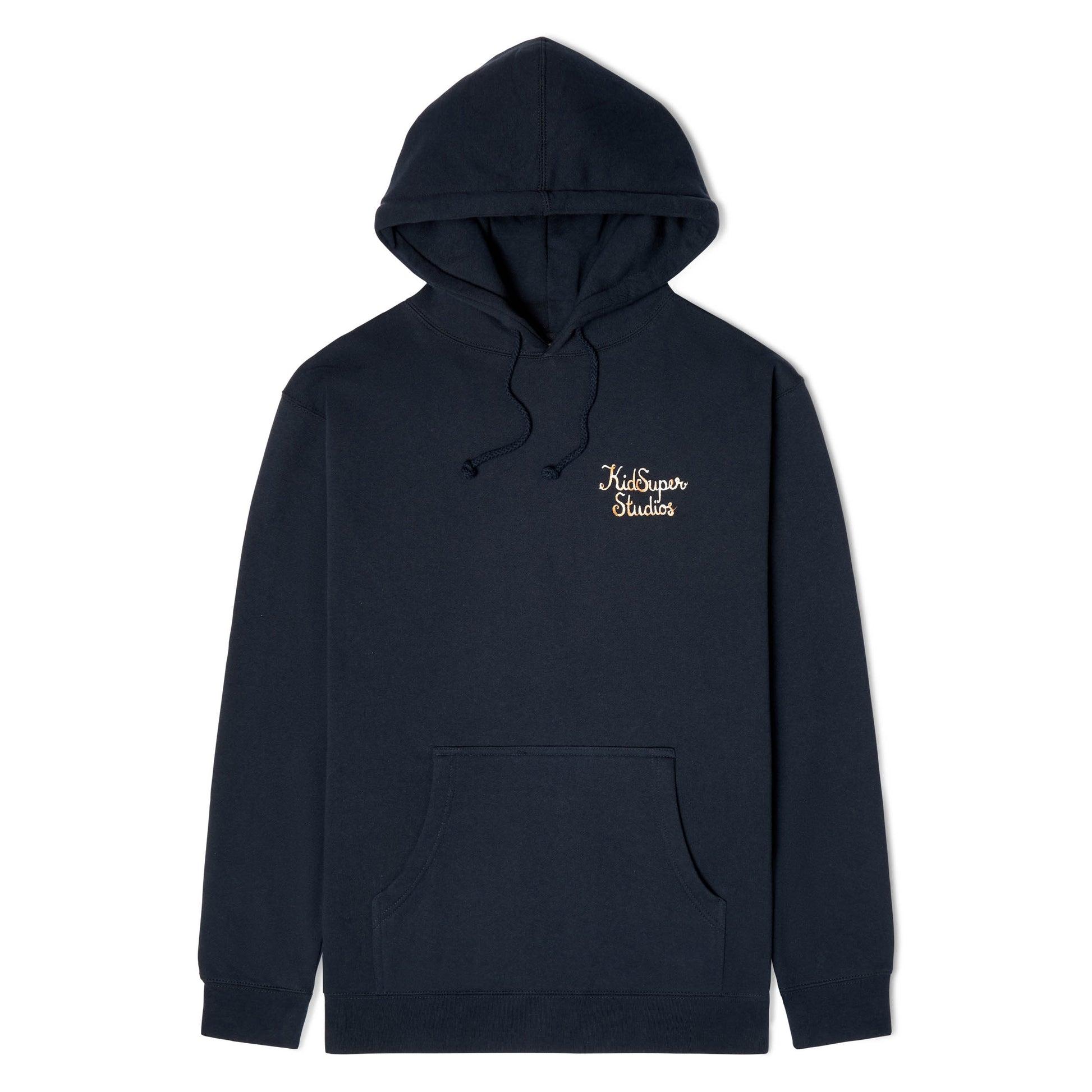 Script Logo Hoodie [Navy] by KIDSUPER STUDIOS