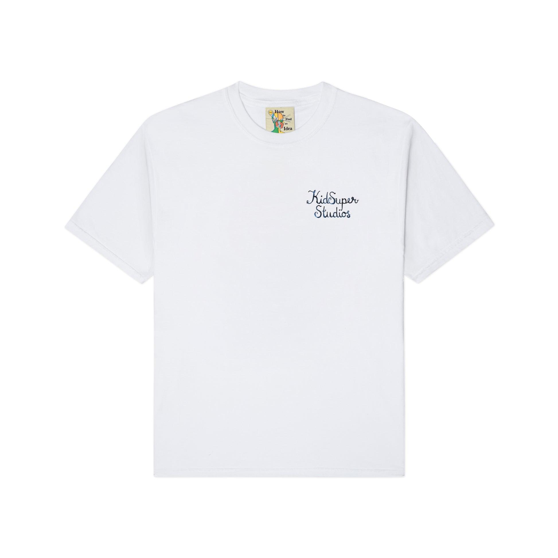 Script Logo Tee [White] by KIDSUPER STUDIOS