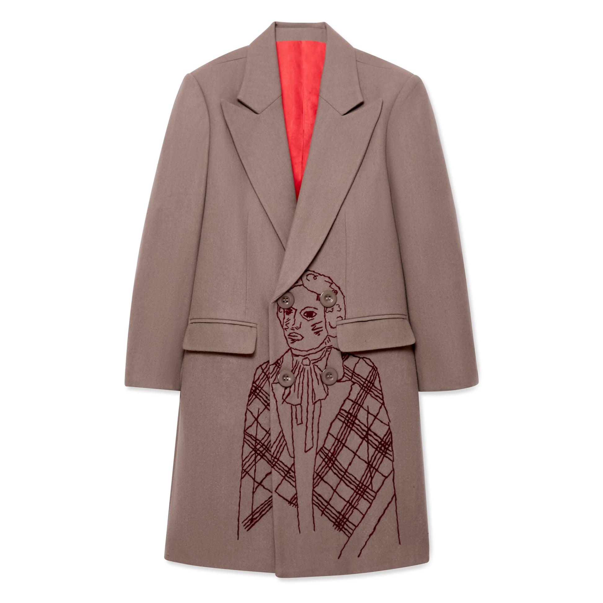 Sketch Topcoat [Red] by KIDSUPER STUDIOS