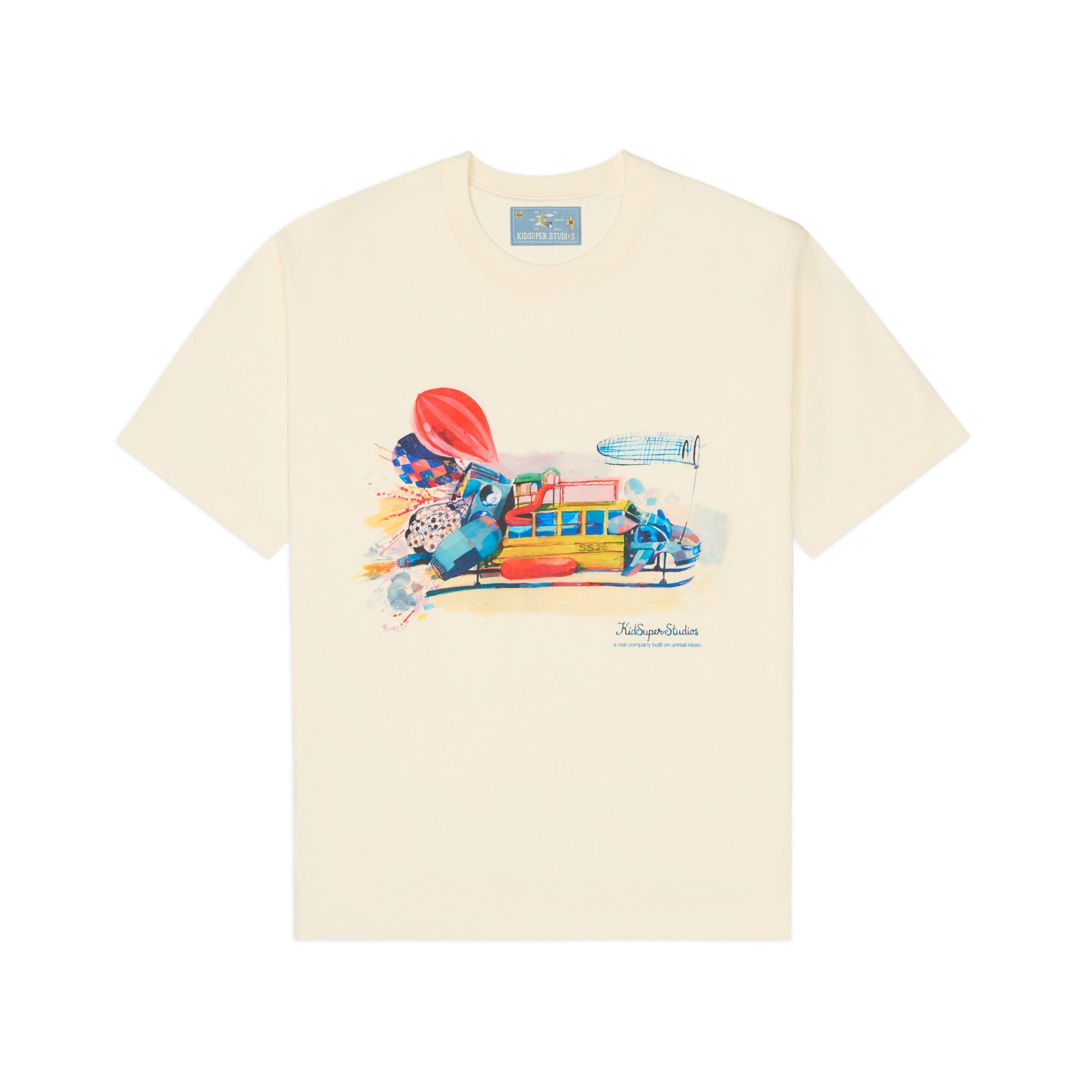 Spaceship Tee [Natural] by KIDSUPER STUDIOS