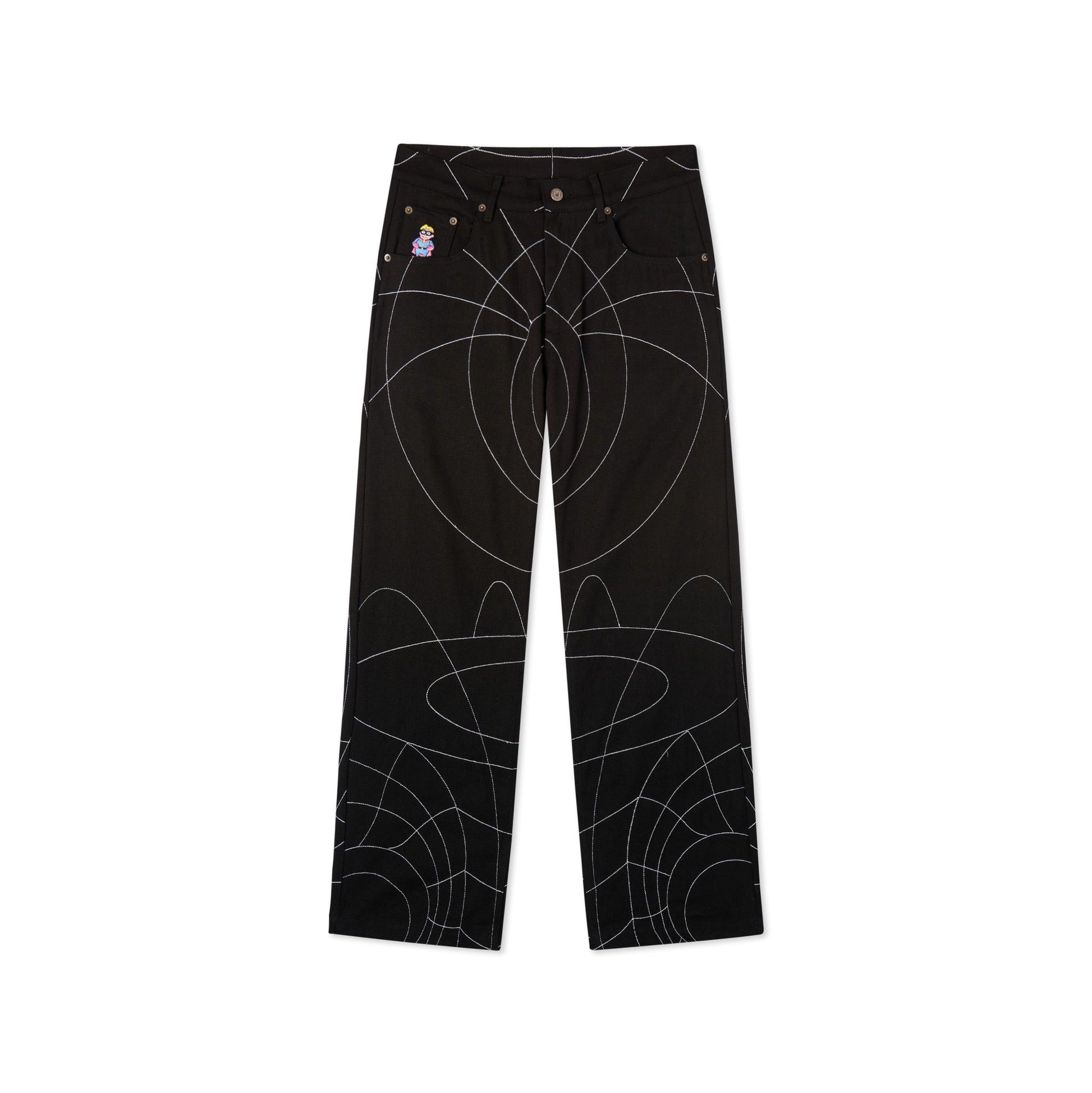 String Theory Stitched Pants [Black] by KIDSUPER STUDIOS