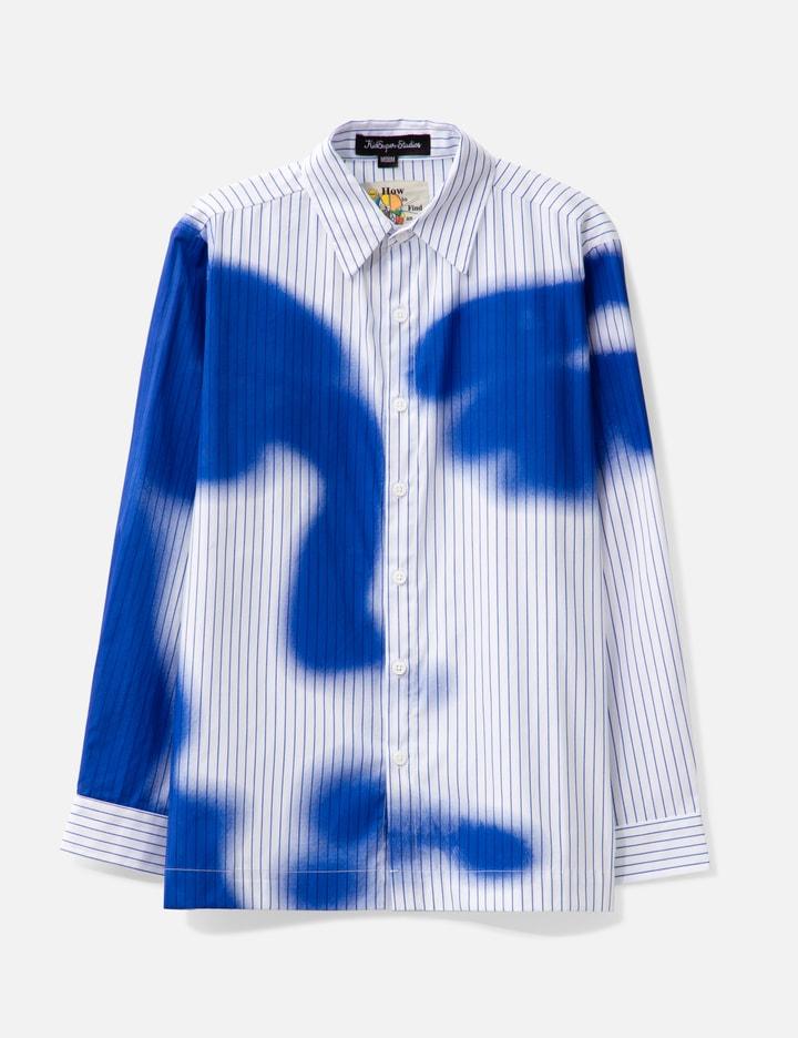 Stripe Blurry Facehirt by KIDSUPER STUDIOS