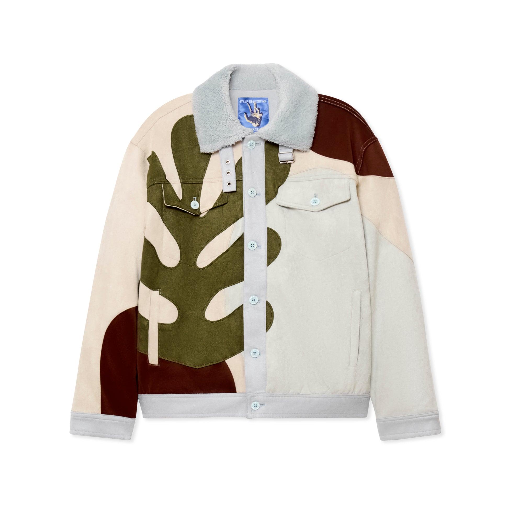 Suede Floral Patchwork Jacket [Multi] by KIDSUPER STUDIOS