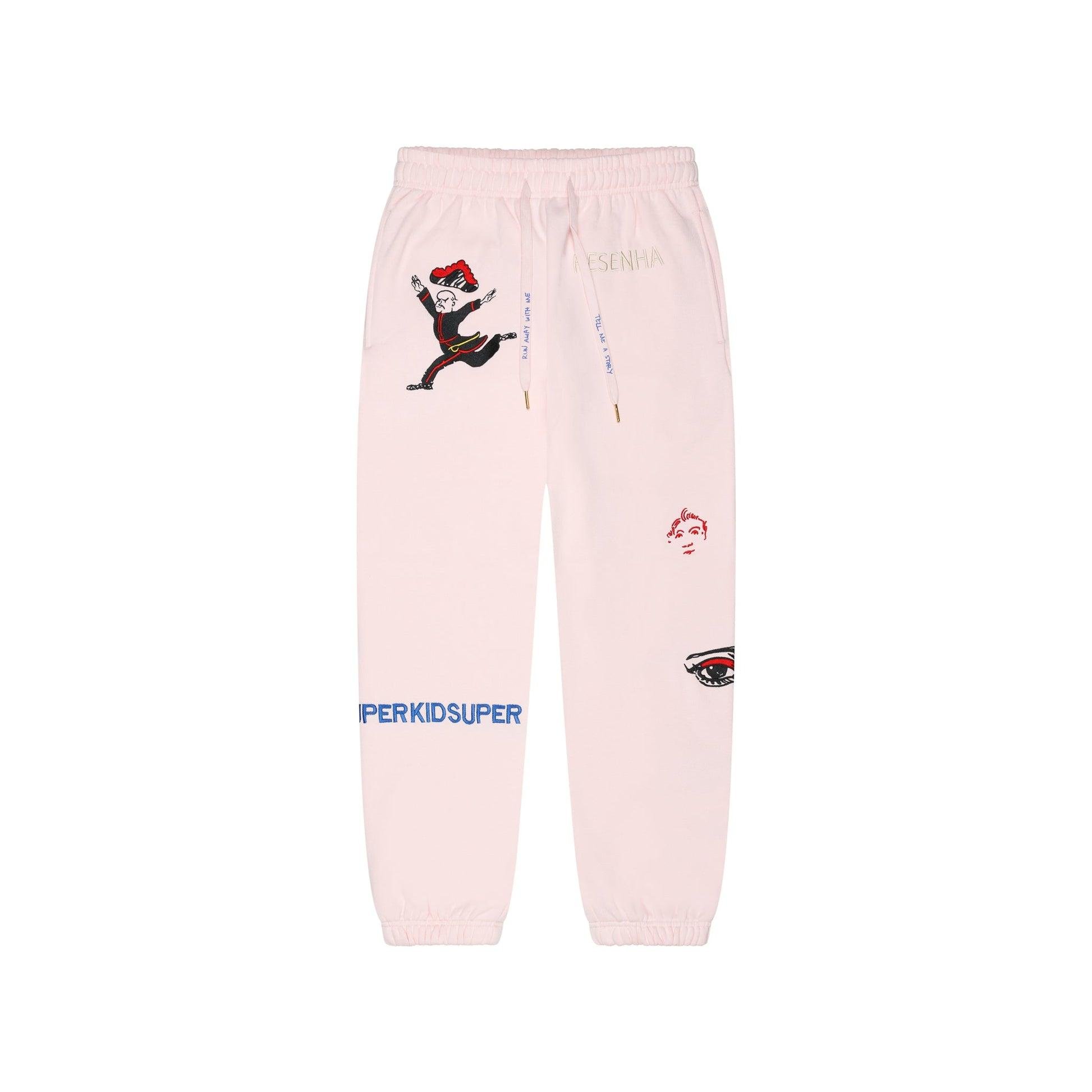 Super Sweatpants [Baby Pink] by KIDSUPER STUDIOS