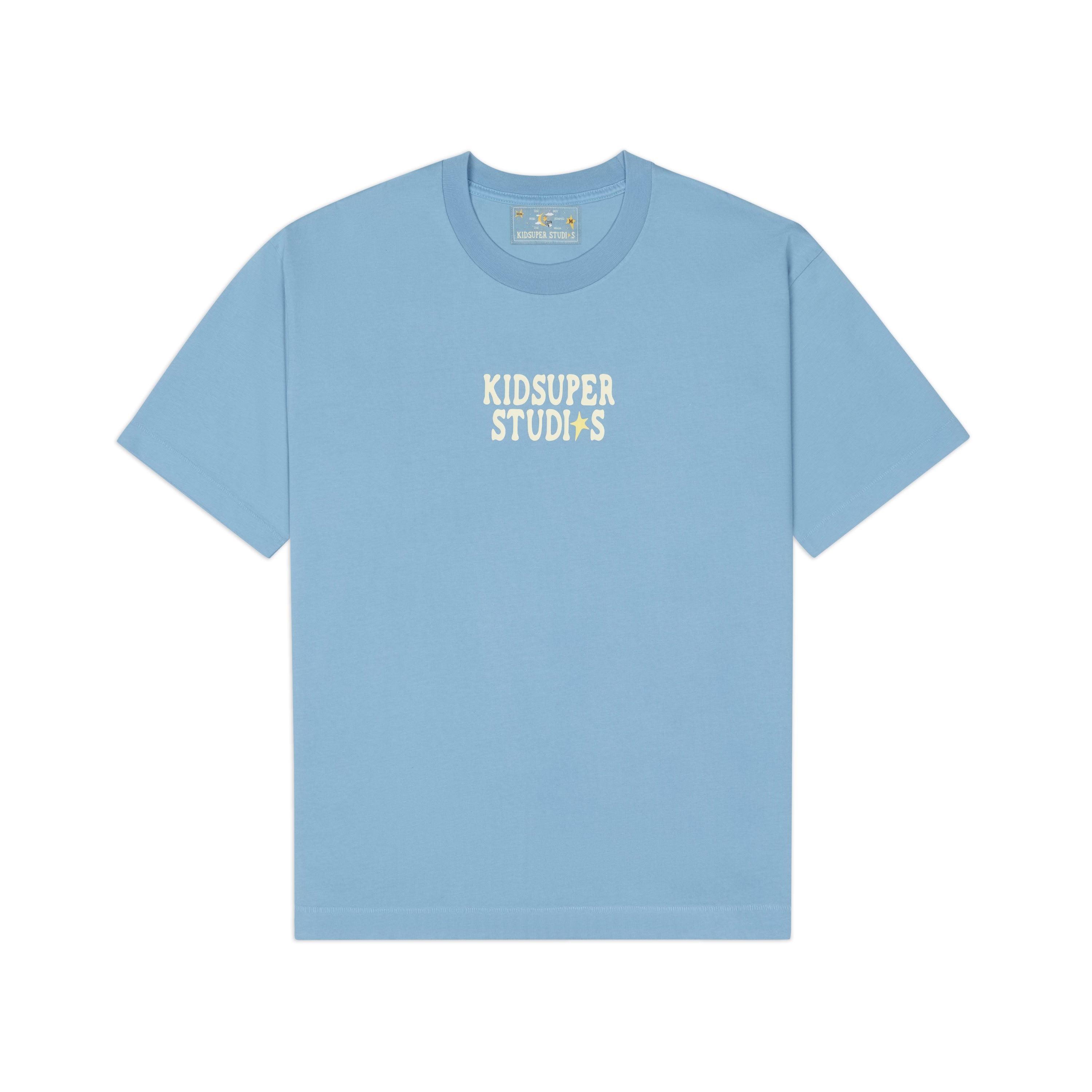 The Boy who Jumped the Moon Tee [Light Blue] by KIDSUPER STUDIOS